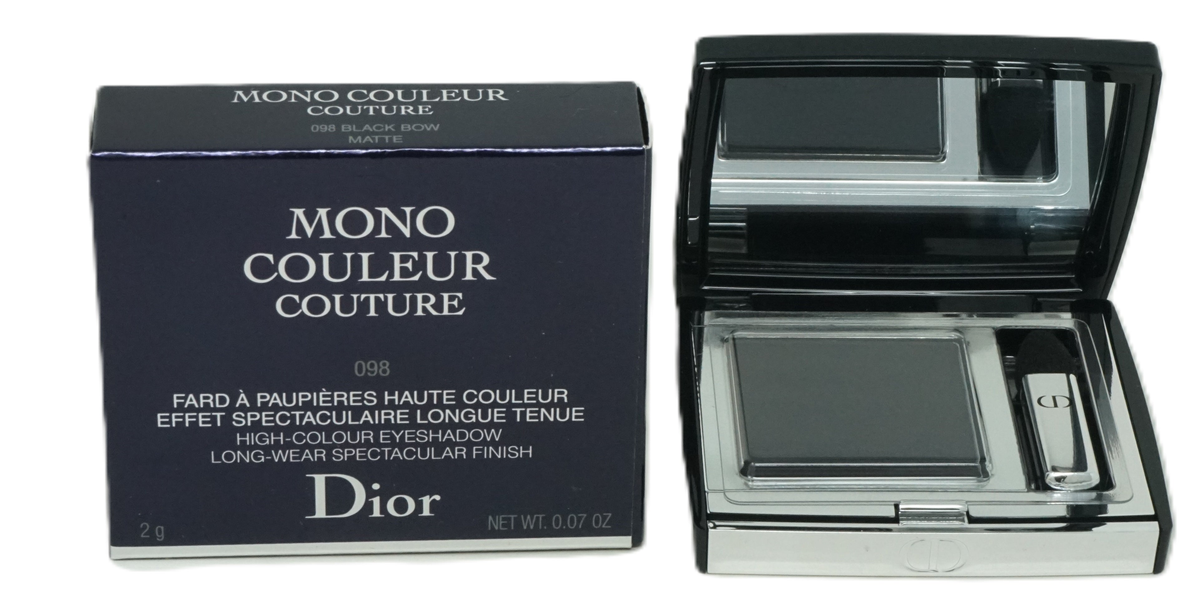 Dior Mono Couleur Couture Lidschatten 2g Black Blow Matte 098