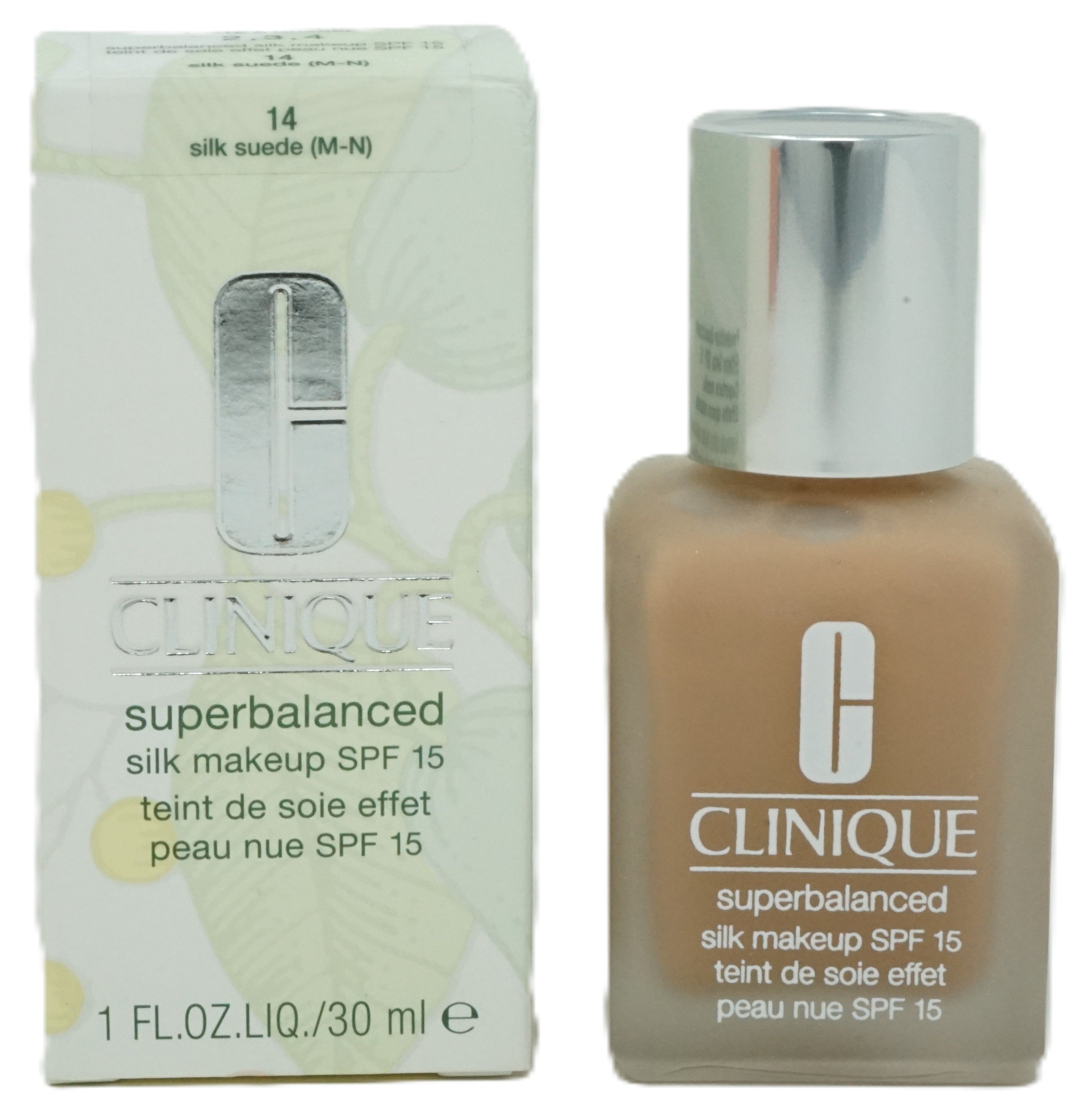 Clinique superbalanced slik Makeup SPF15 30ml 14 silk suede (M-N)