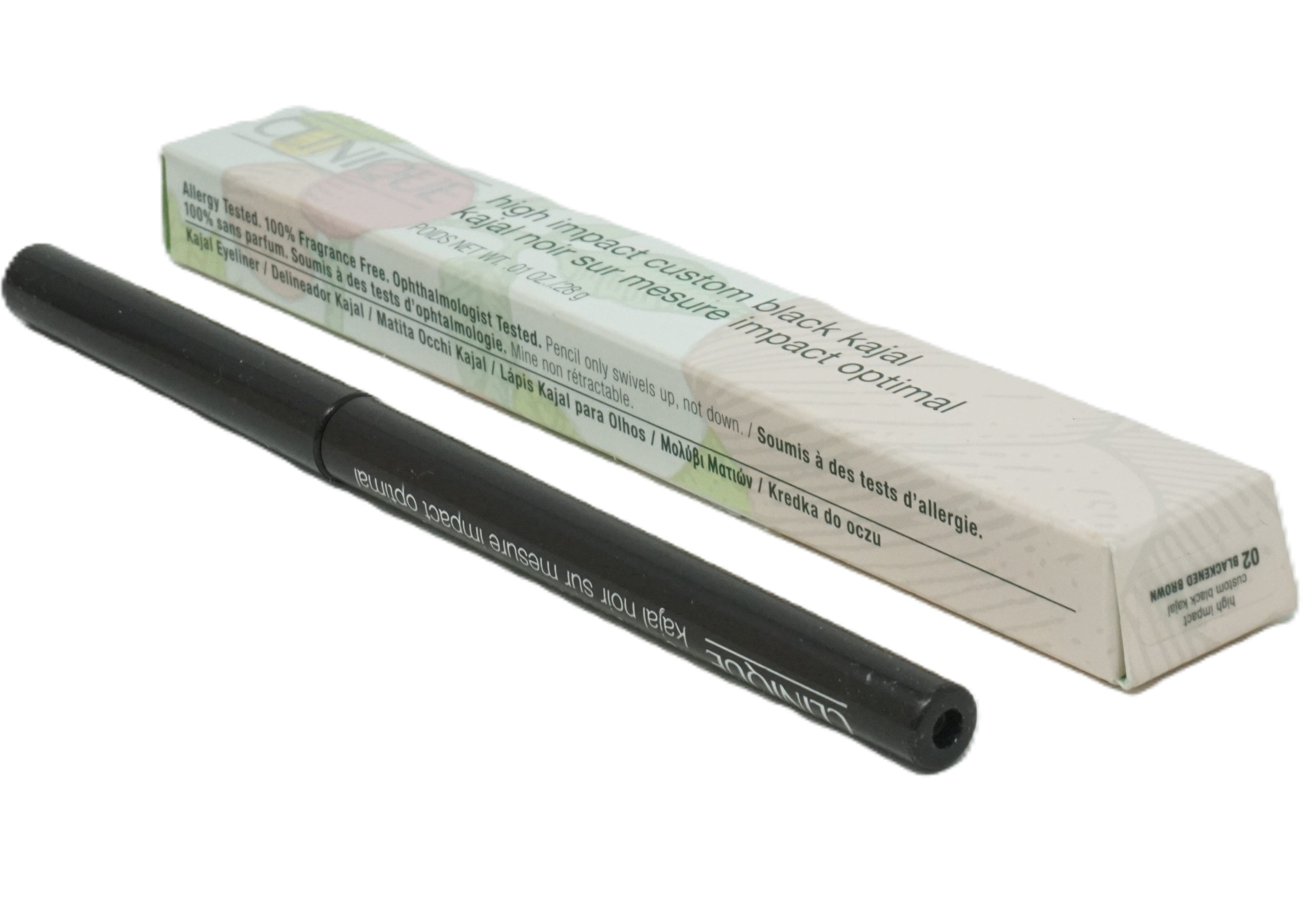 Clinique high impact custom black Kajal 0,28g Blackened Brown 02