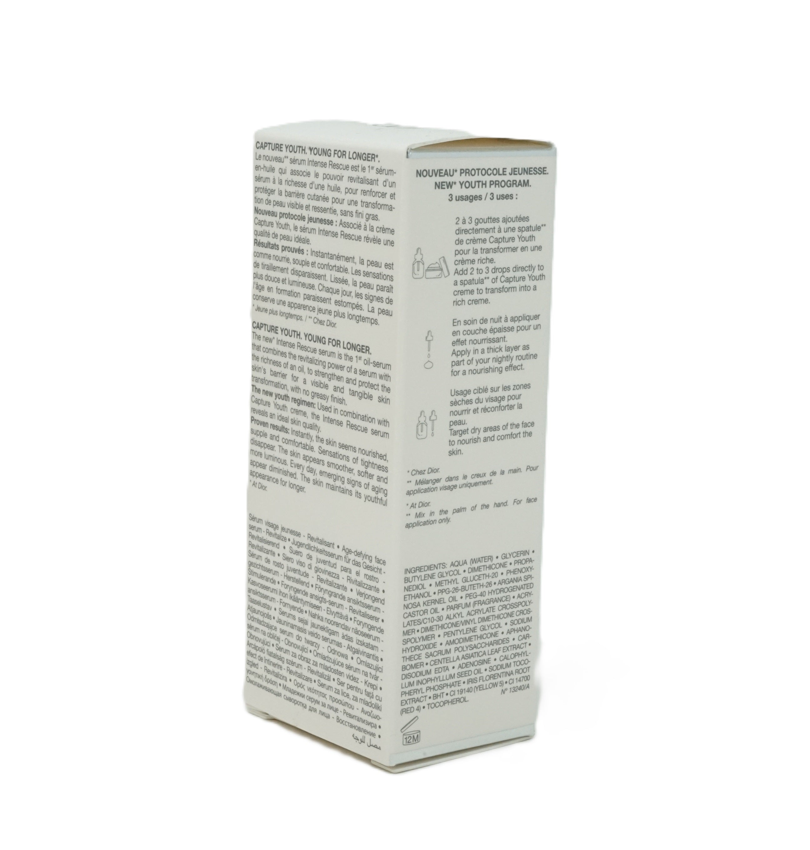 Dior Capture Youth Intense Rescue Age-Delay Oil-Serum 30 ml