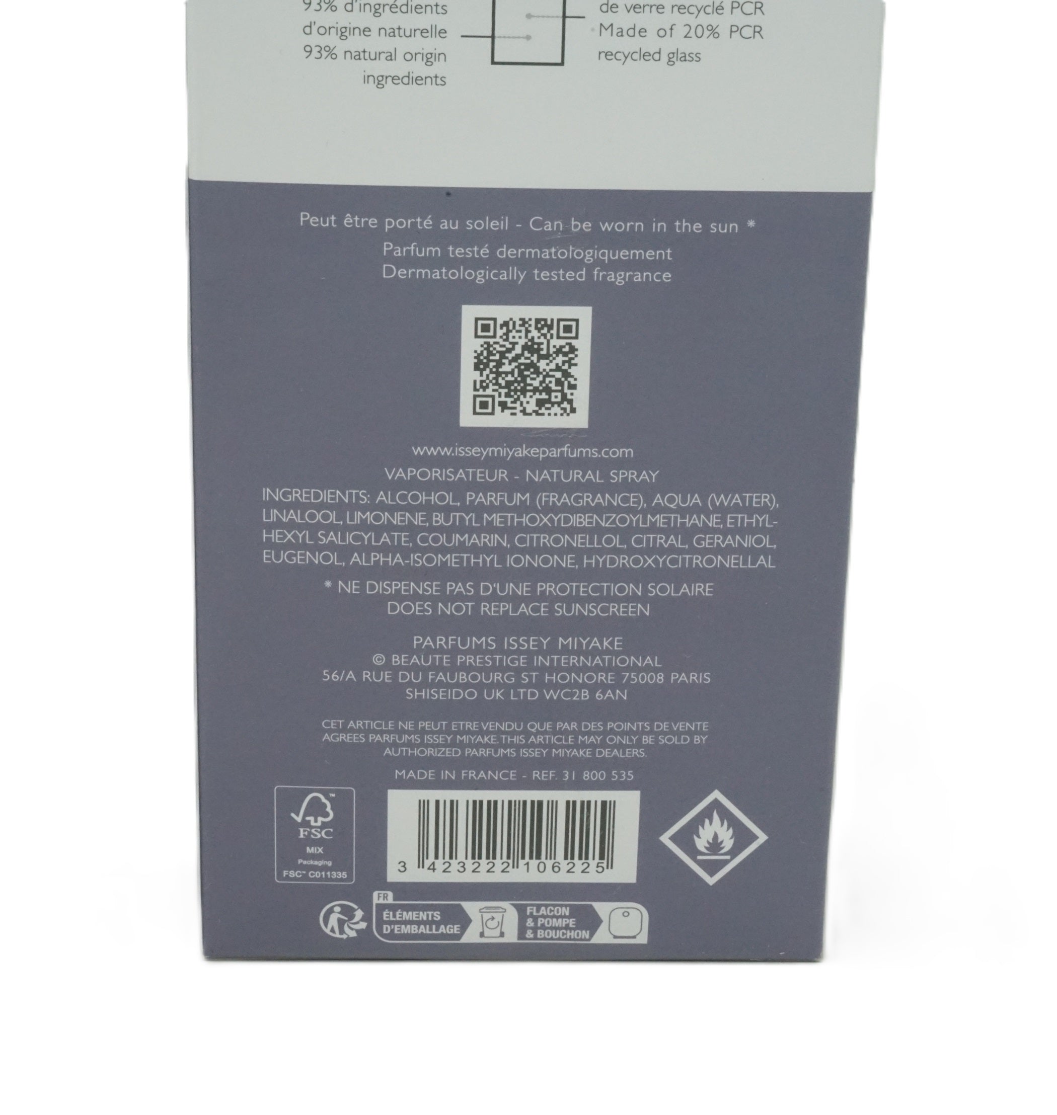 Issey Miyake L'eau D'Issey solar lavender Eau de Toilette 100 ml