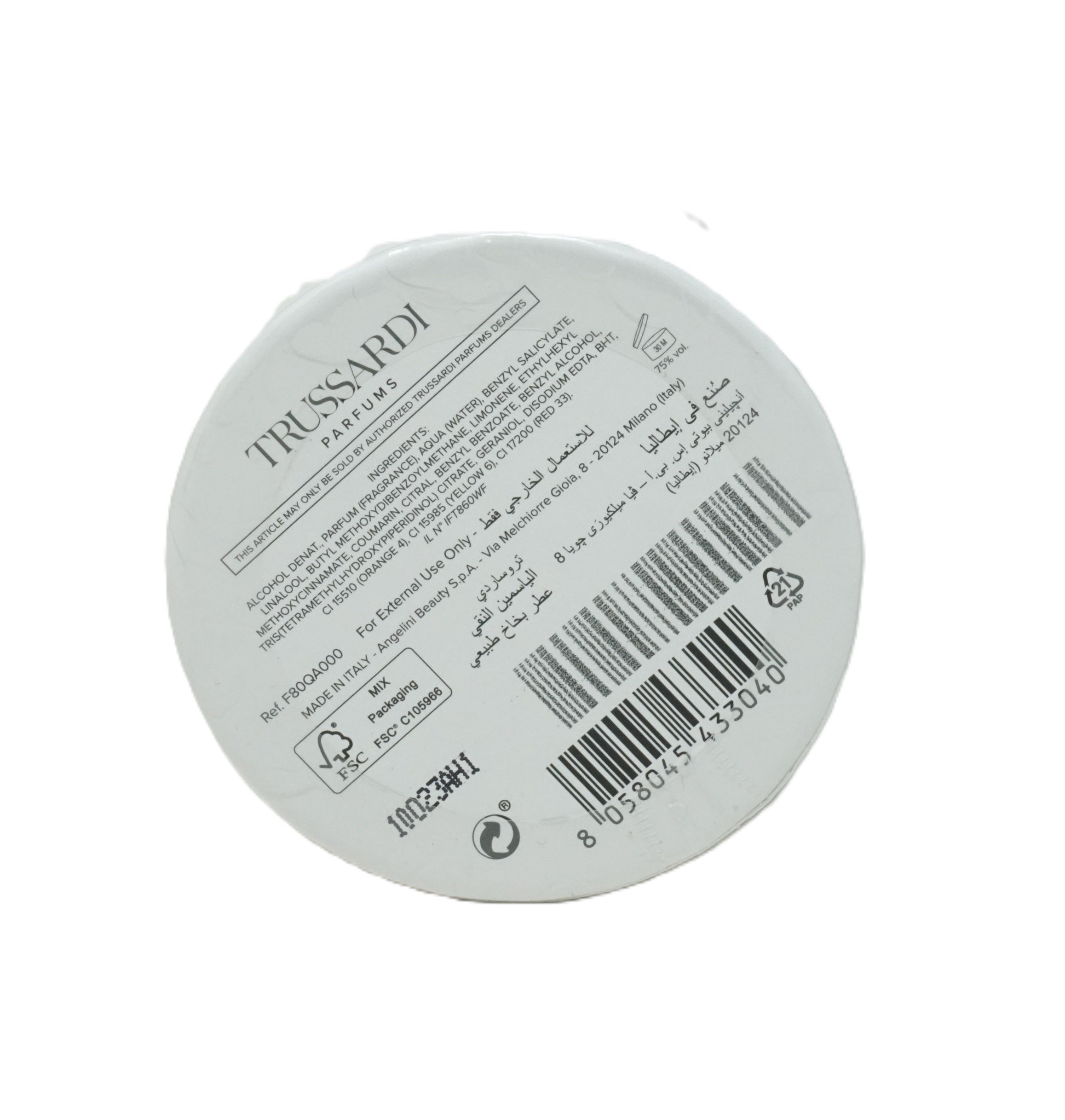 Trussardi Pure Jasmine Eau de Parfum Spray 30 ml
