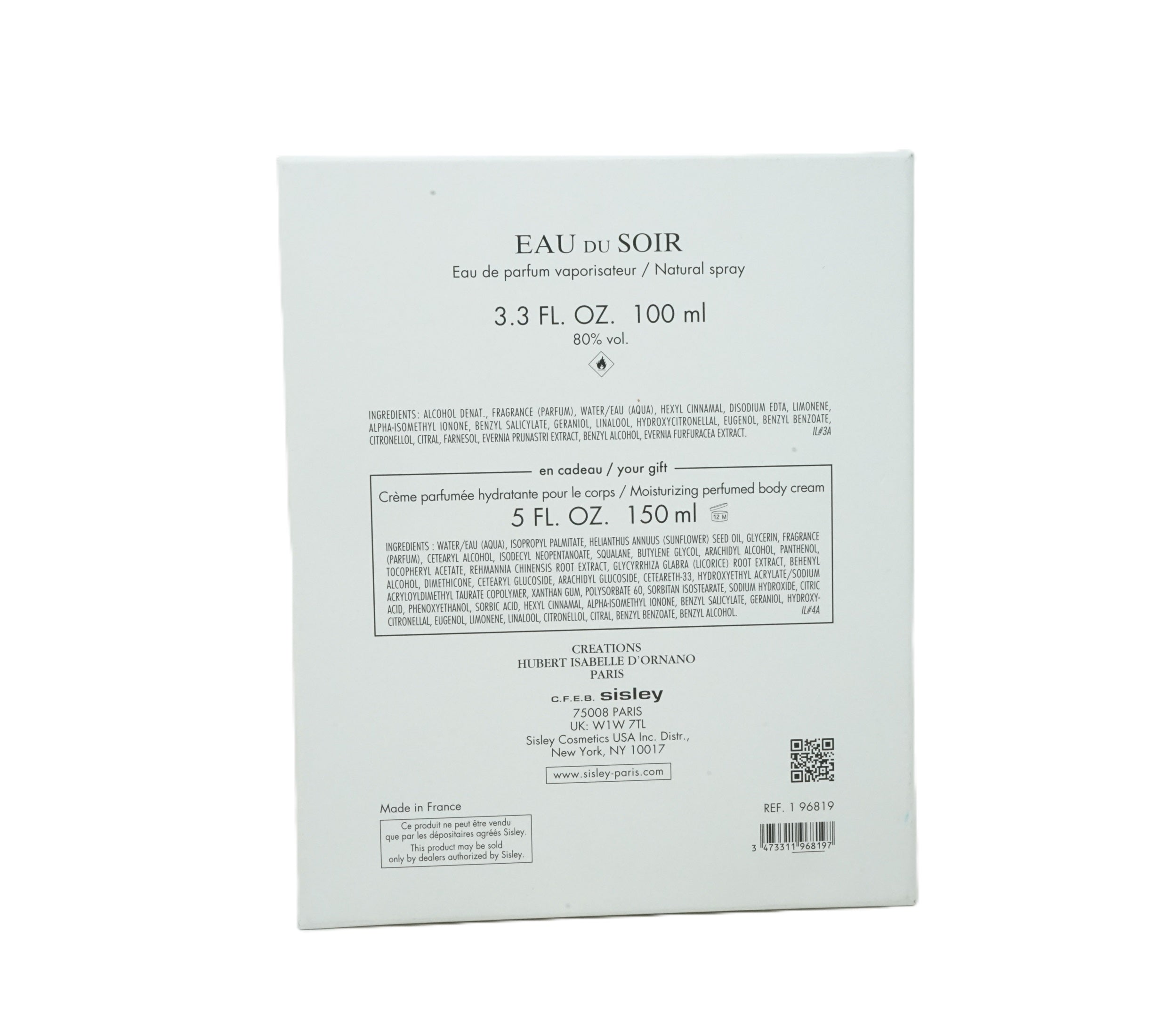 Sisley Eau du Soir Rappy EDP 100 ml + Body Cream 150 ml