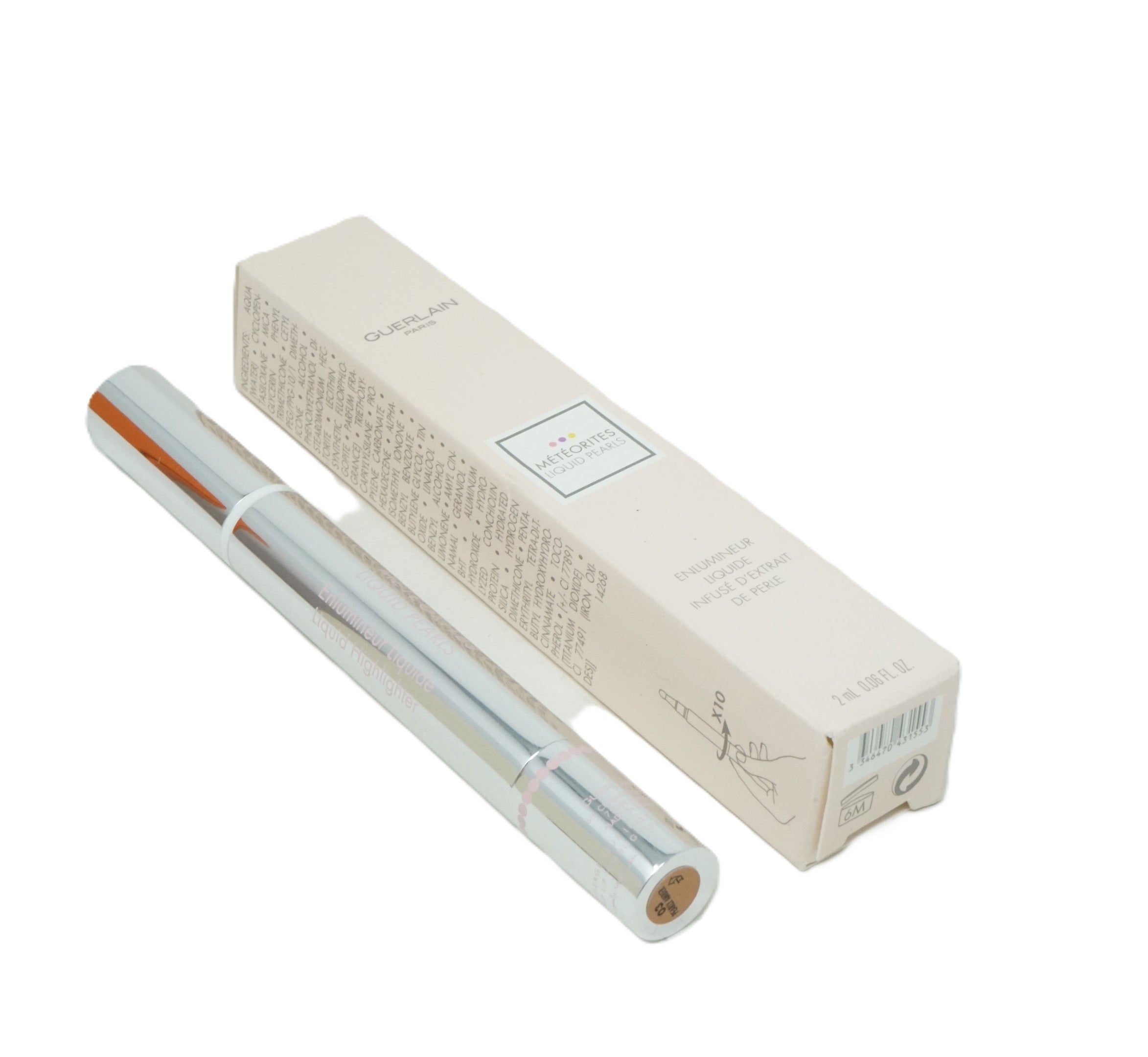 Guerlain Meteorites Liquid Pearls Highlighter 2ml Pearly Amber 03