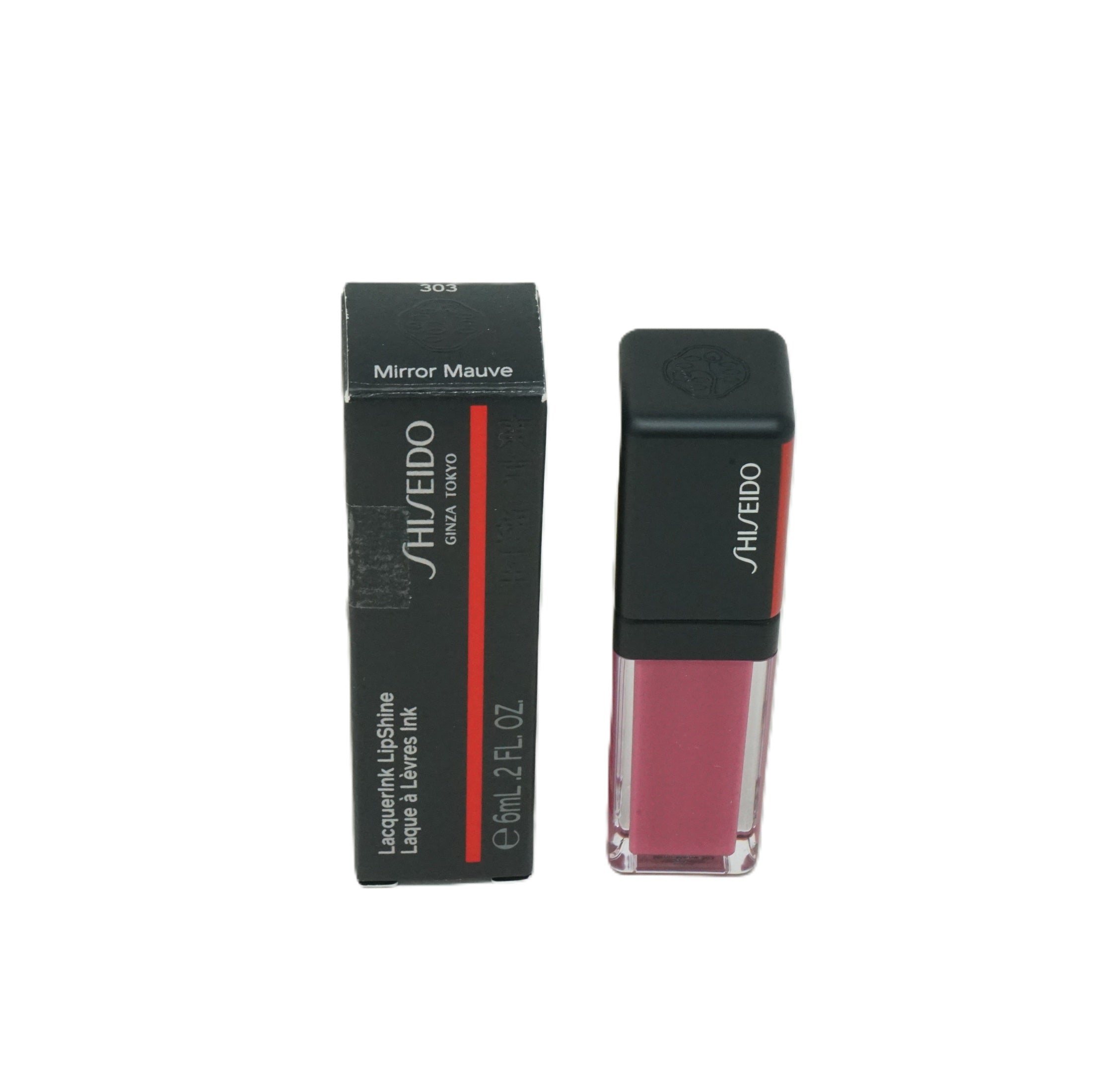 Shiseido LacquerInk Lip Shine Ligloss 6ml 303 Mirror Mauve