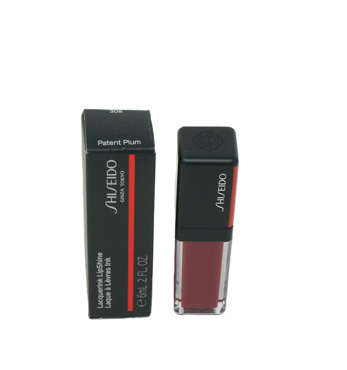 Shiseido LacquerInk Lip Shine Ligloss 6ml 308 Patent Plum