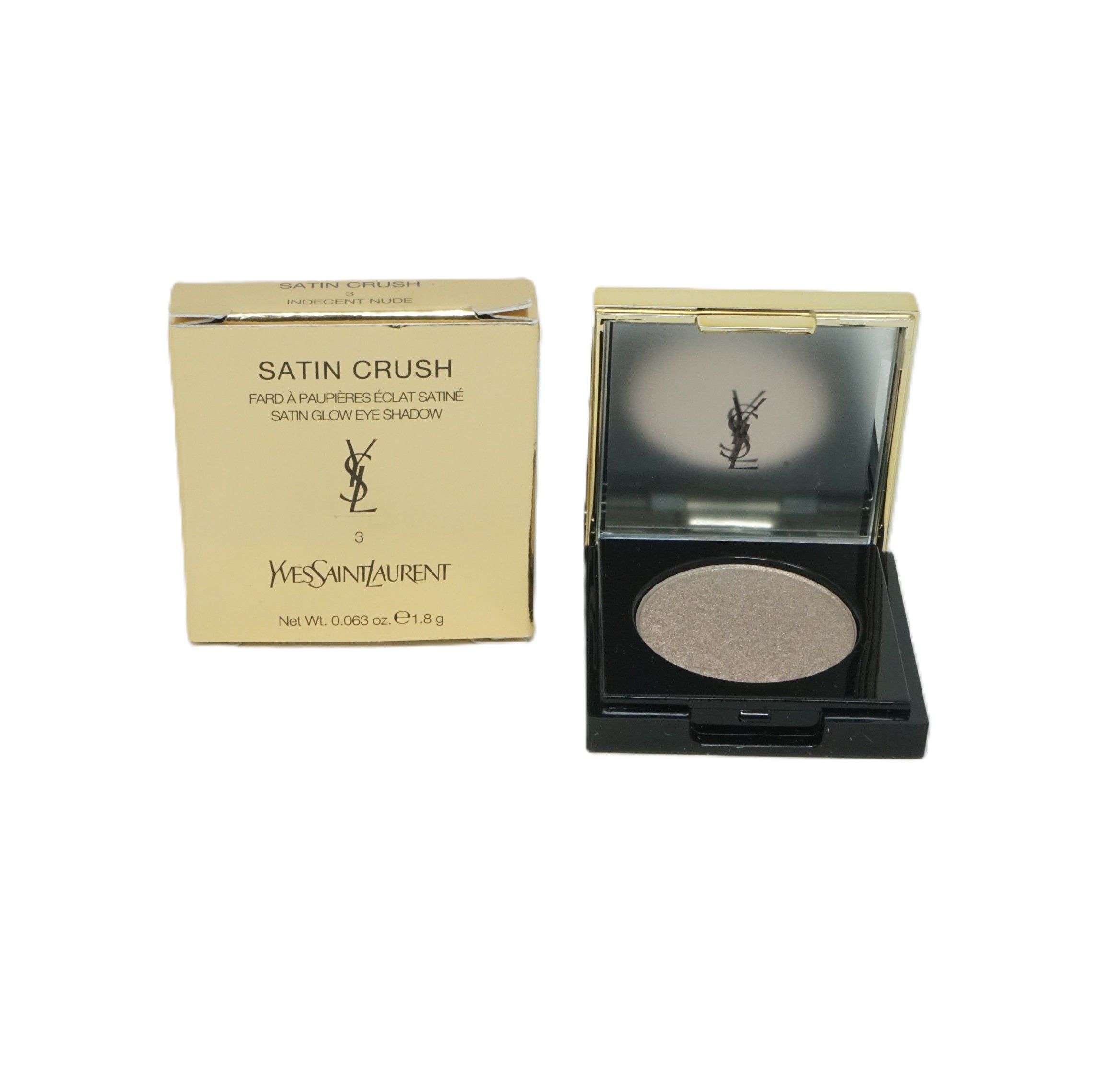 Yves Saint Laurent Satin Crush Glow Lidschatten 1,8g Indecent Nude 3