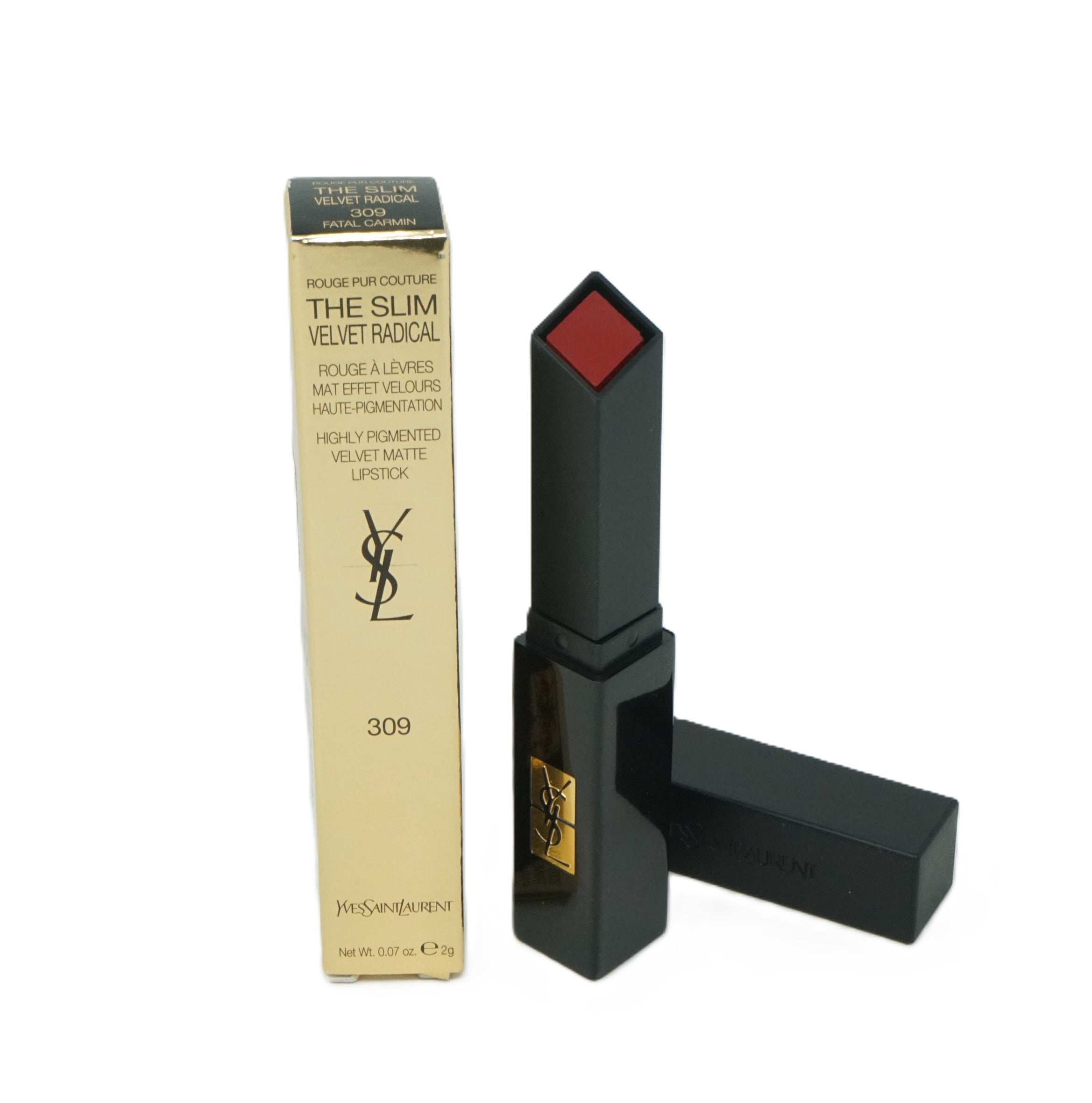 Yves Saint Laurent The Slim Velvet Radical Matte Lippenstift 2g 309 Fatal Carmin