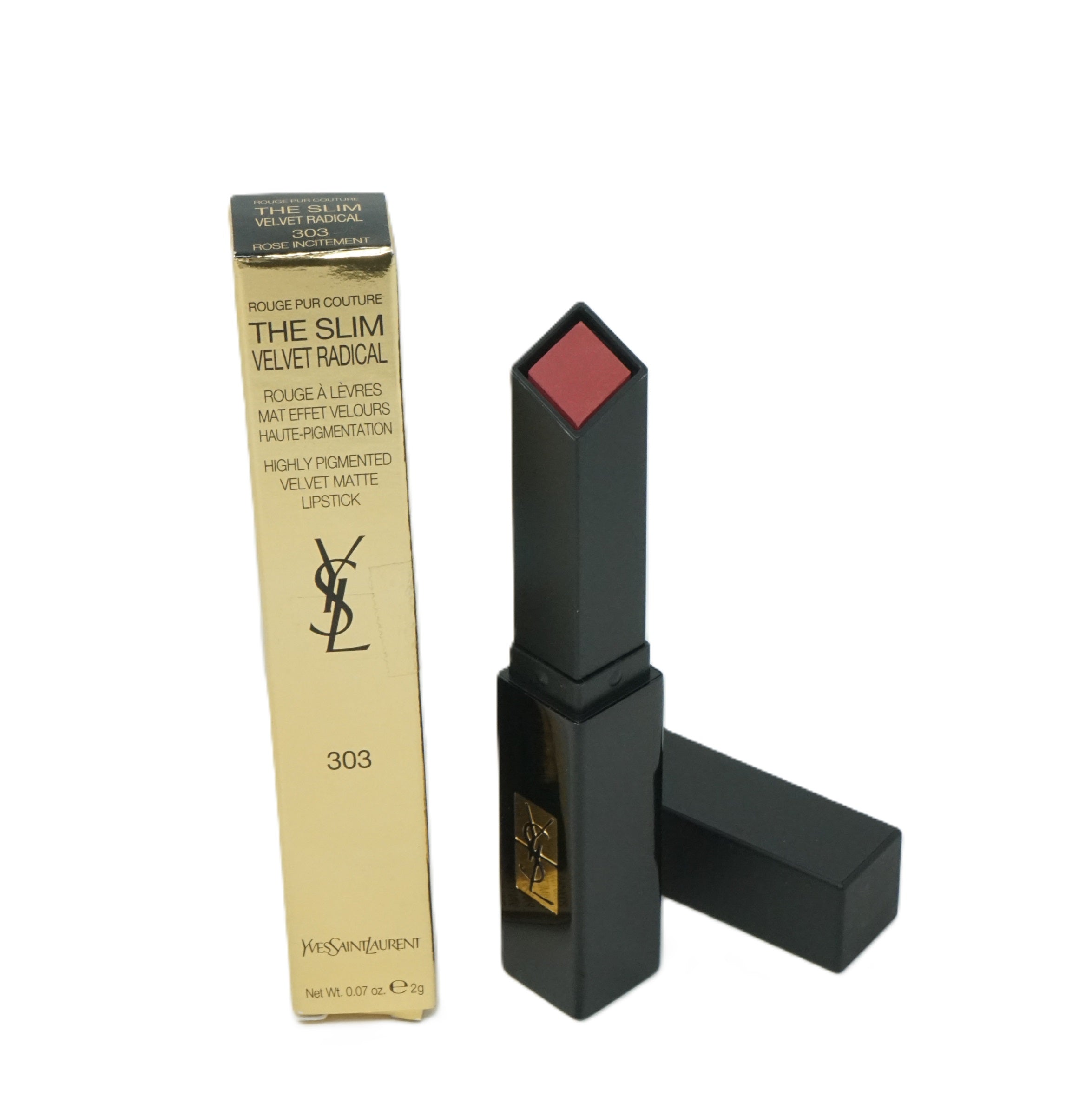 Yves Saint Laurent The Slim Velvet Radical Matte Lippenstift 2g 303 Rose Incitement