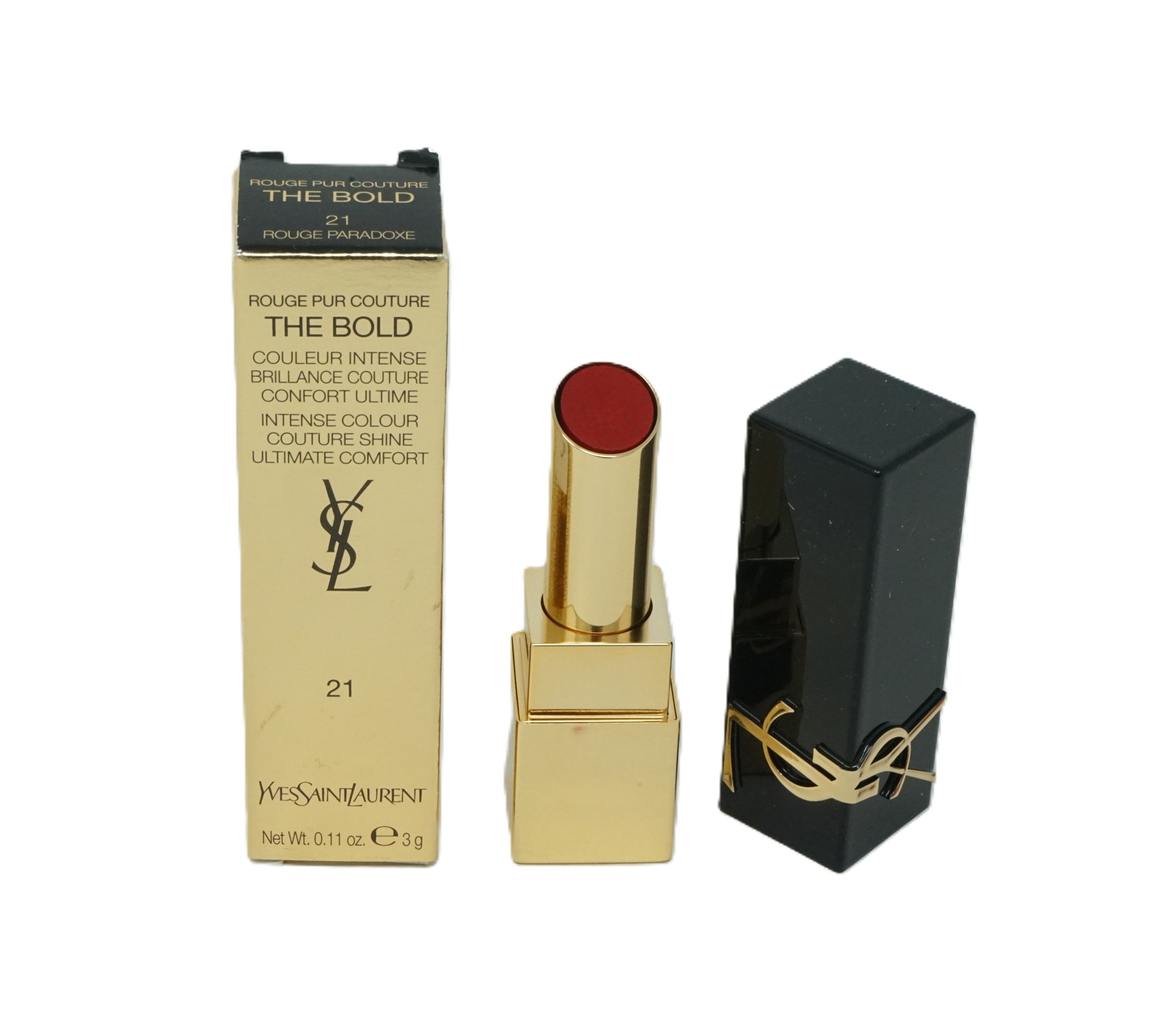 Yves Saint Laurent The Bold Rouge Pur Couture Lippenstift 3g Rouge Paradoxe 21