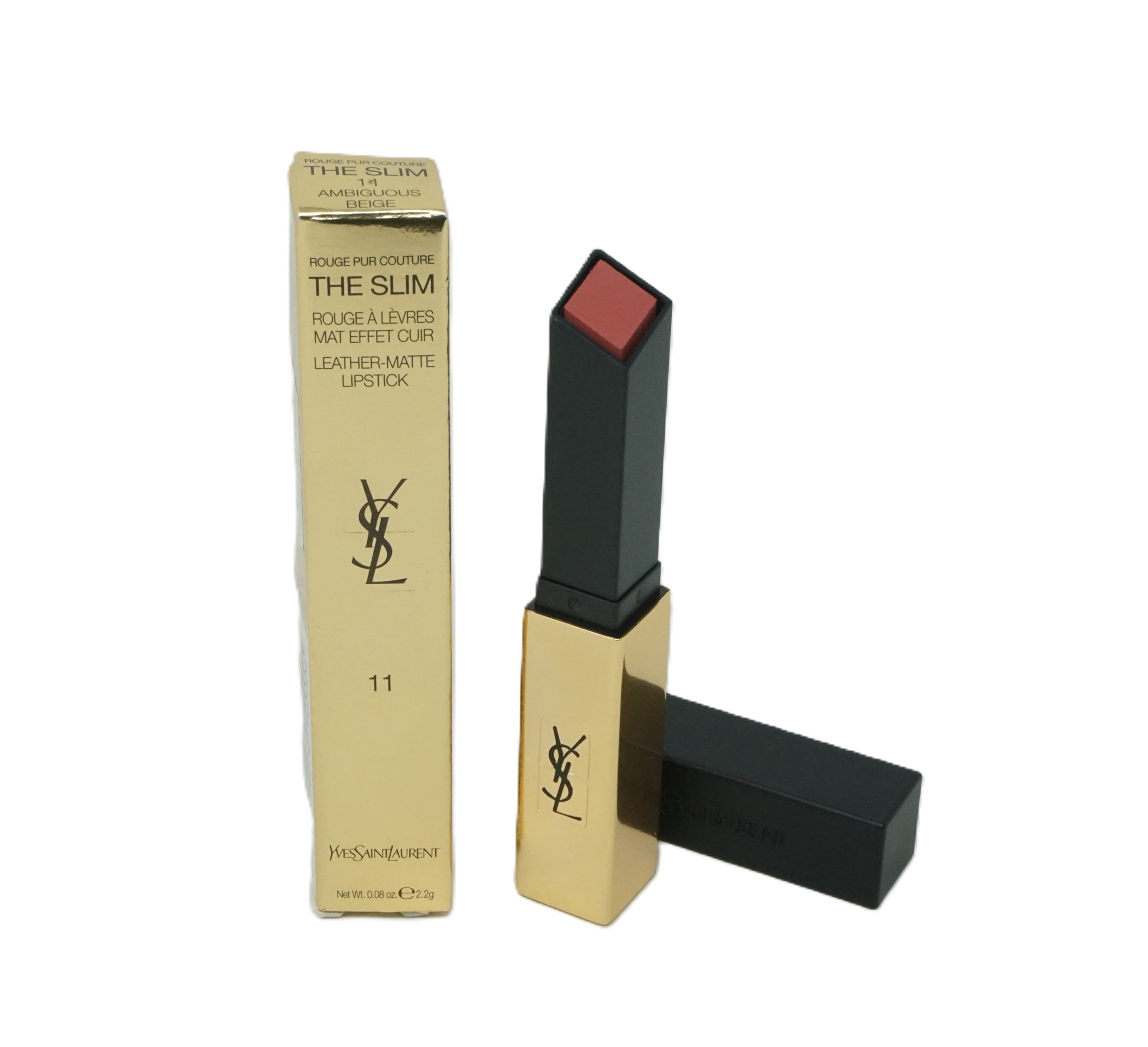 Yves Saint Laurent The Slim Glow Matte Lipstick Lippenstift 2,1g Furtive Caramel