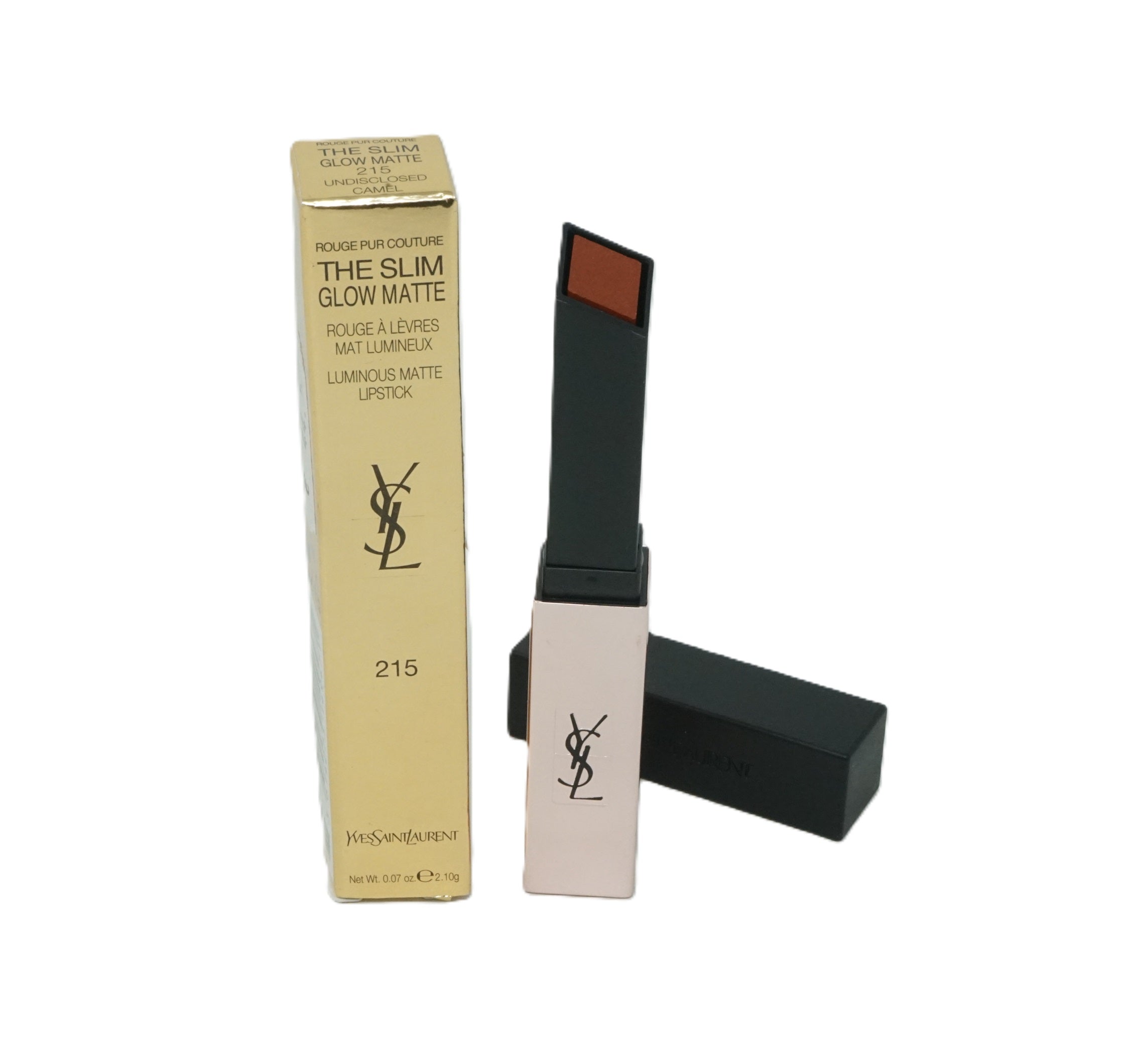 Yves Saint Laurent The Slim Glow Matte Lipstick Lippenstift 2,1g Undisclosed Camel 215