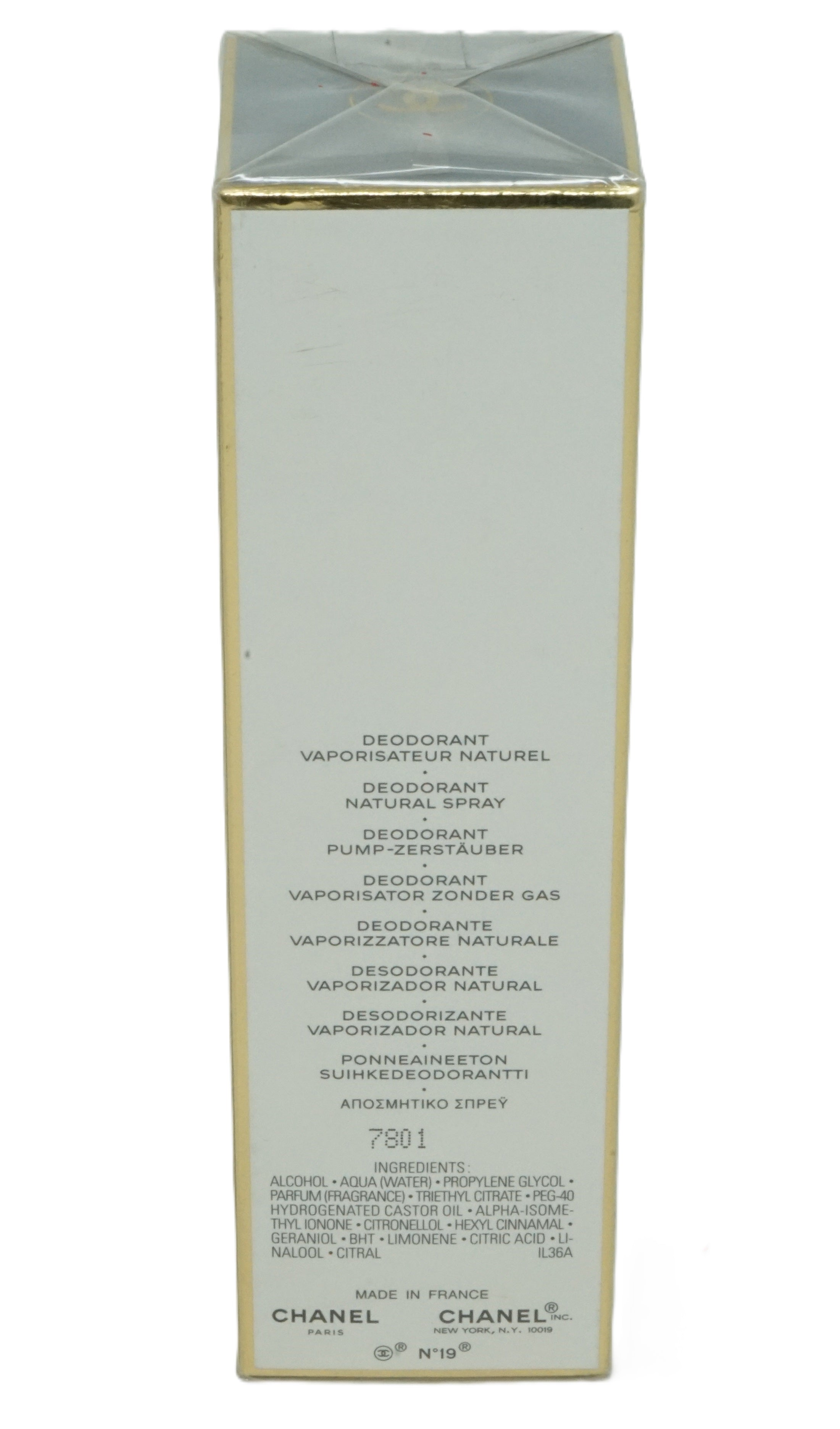 Chanel N°19 Deodorant Spray 100ml