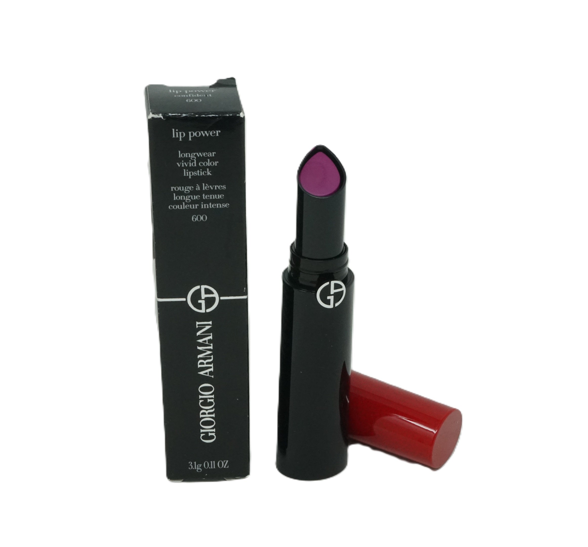 Giorgio Armani Lip Power Lippenstift 3,1g confident 600