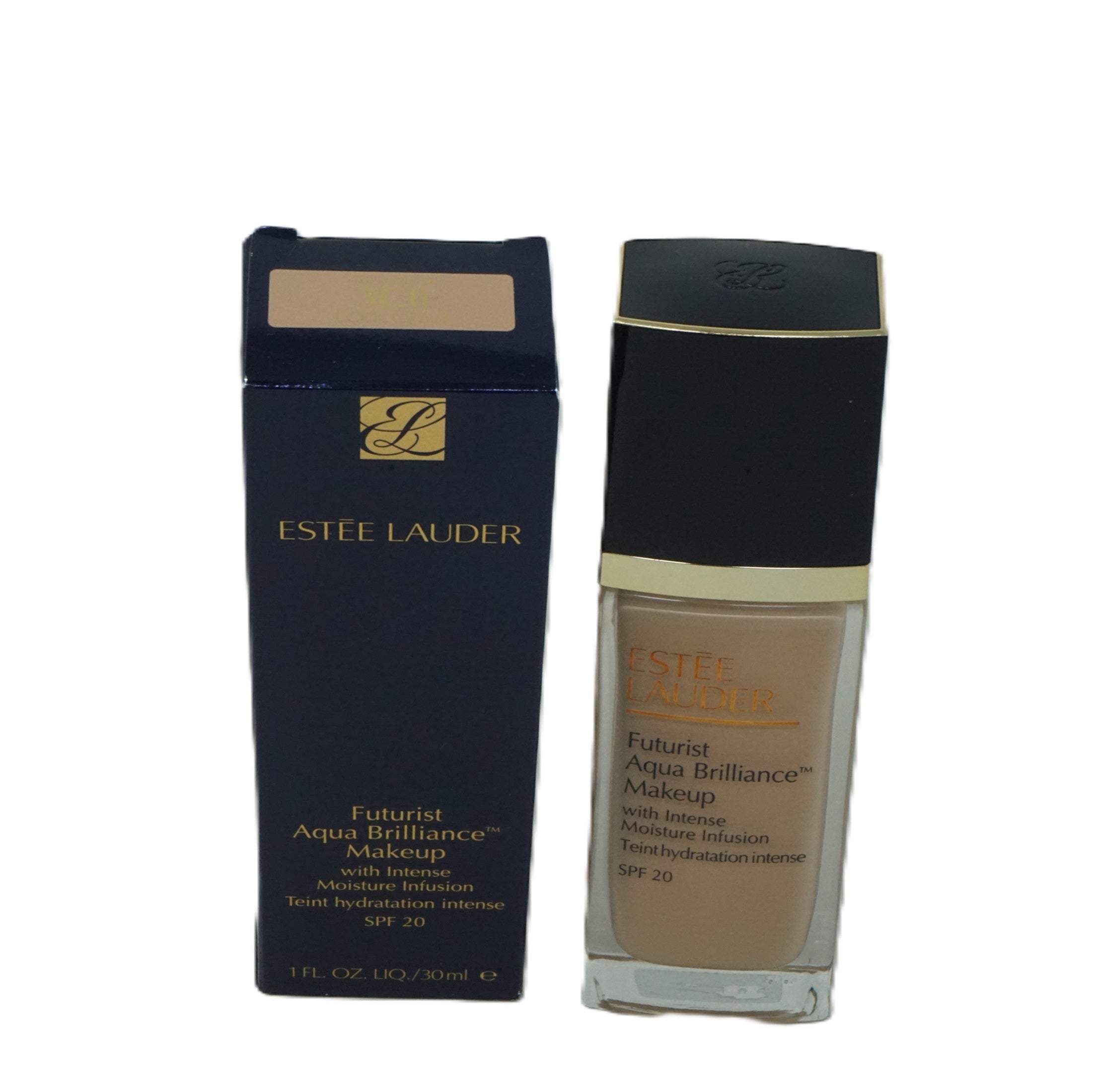 Estee Lauder Futurist Aqua Brilliance Makeup SPF20 30ml Cool Creme 3C0