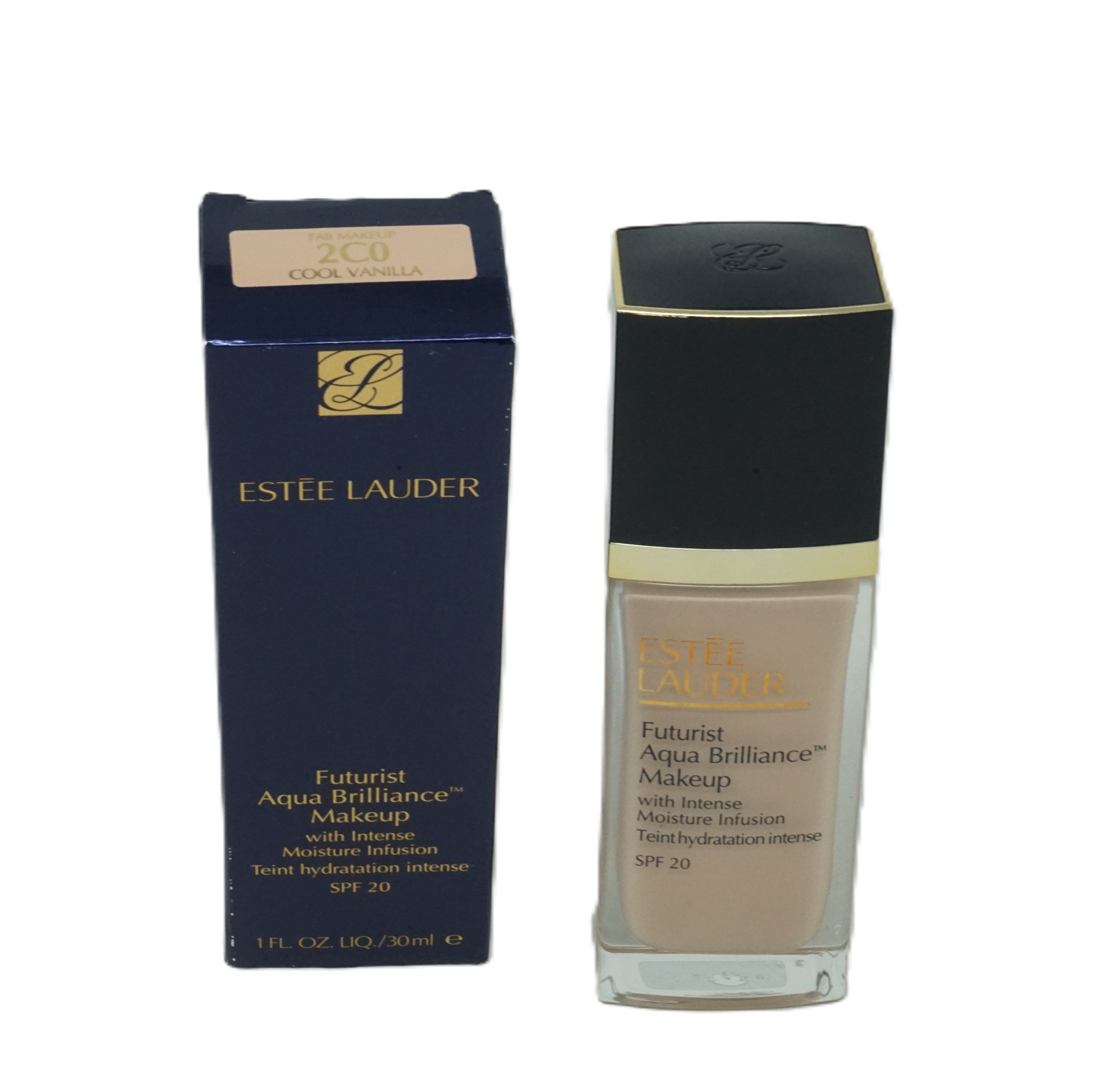 Estee Lauder Futurist Aqua Brilliance Makeup SPF20 30ml Cool Vanilla 2C0