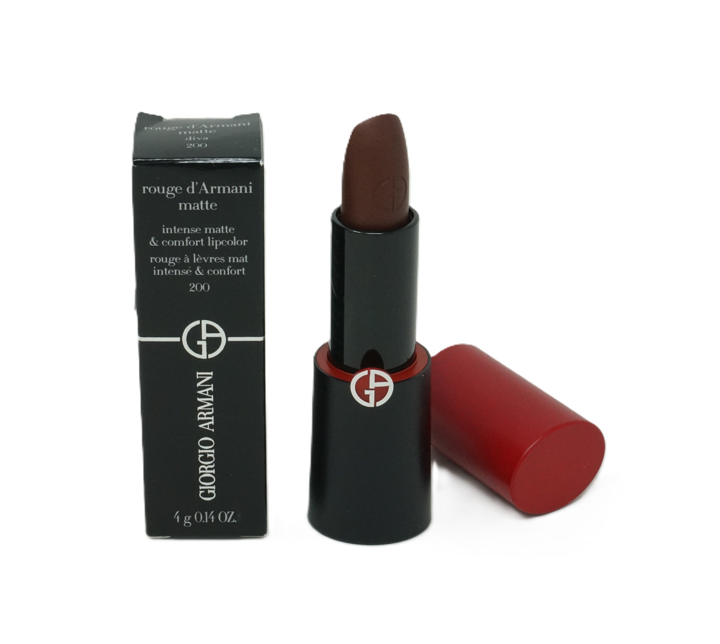 Giorgio Armani Rouge d'Armani matte Lippenstift 4g diva 200