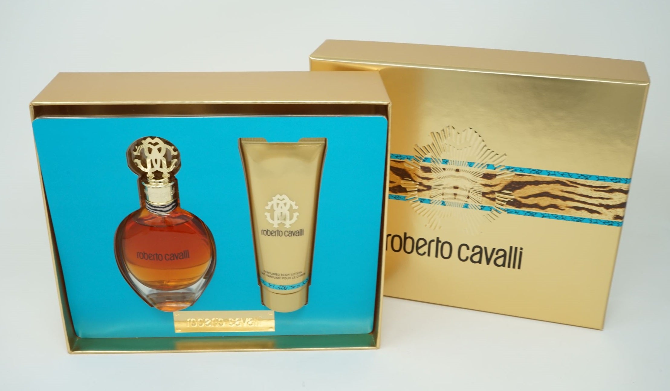 Just Cavalli Gold Eau de Parfum Spray 50ml + Body lotion 75ml