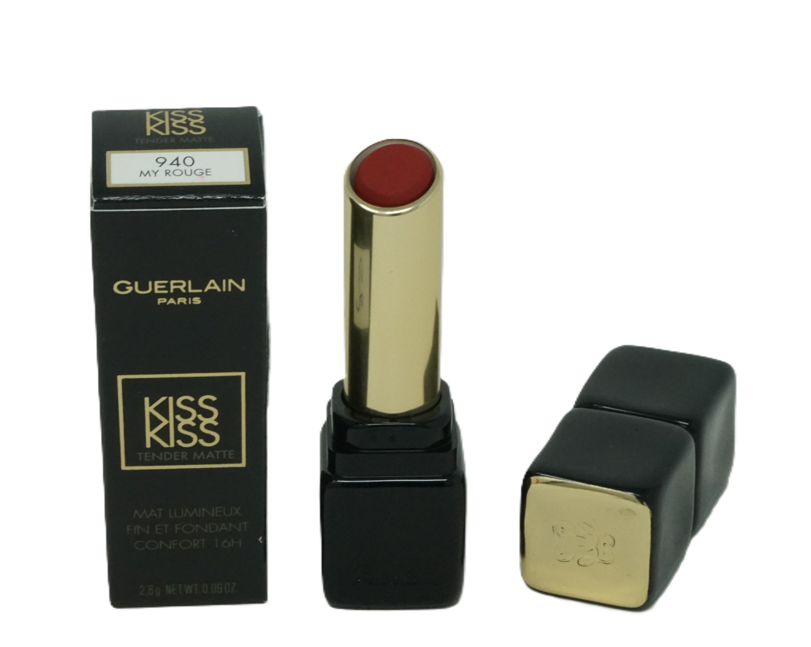 Guerlain KissKiss Tender Matte Lipstick  940 My Rouge 2,8g