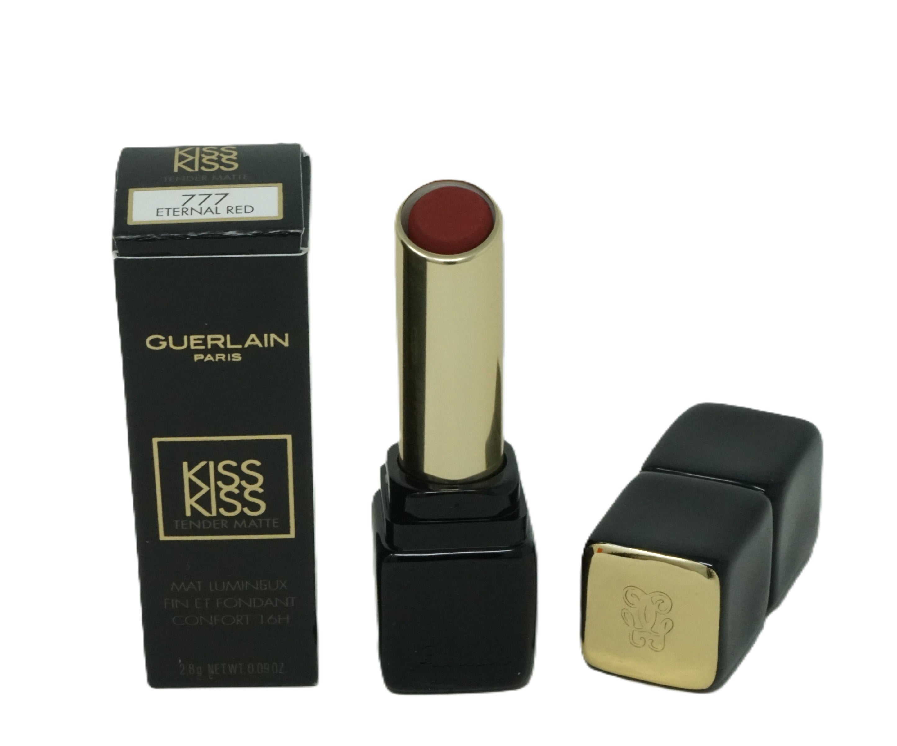 Guerlain KissKiss Tender Matte Lipstick  777 eternal red 2,8g
