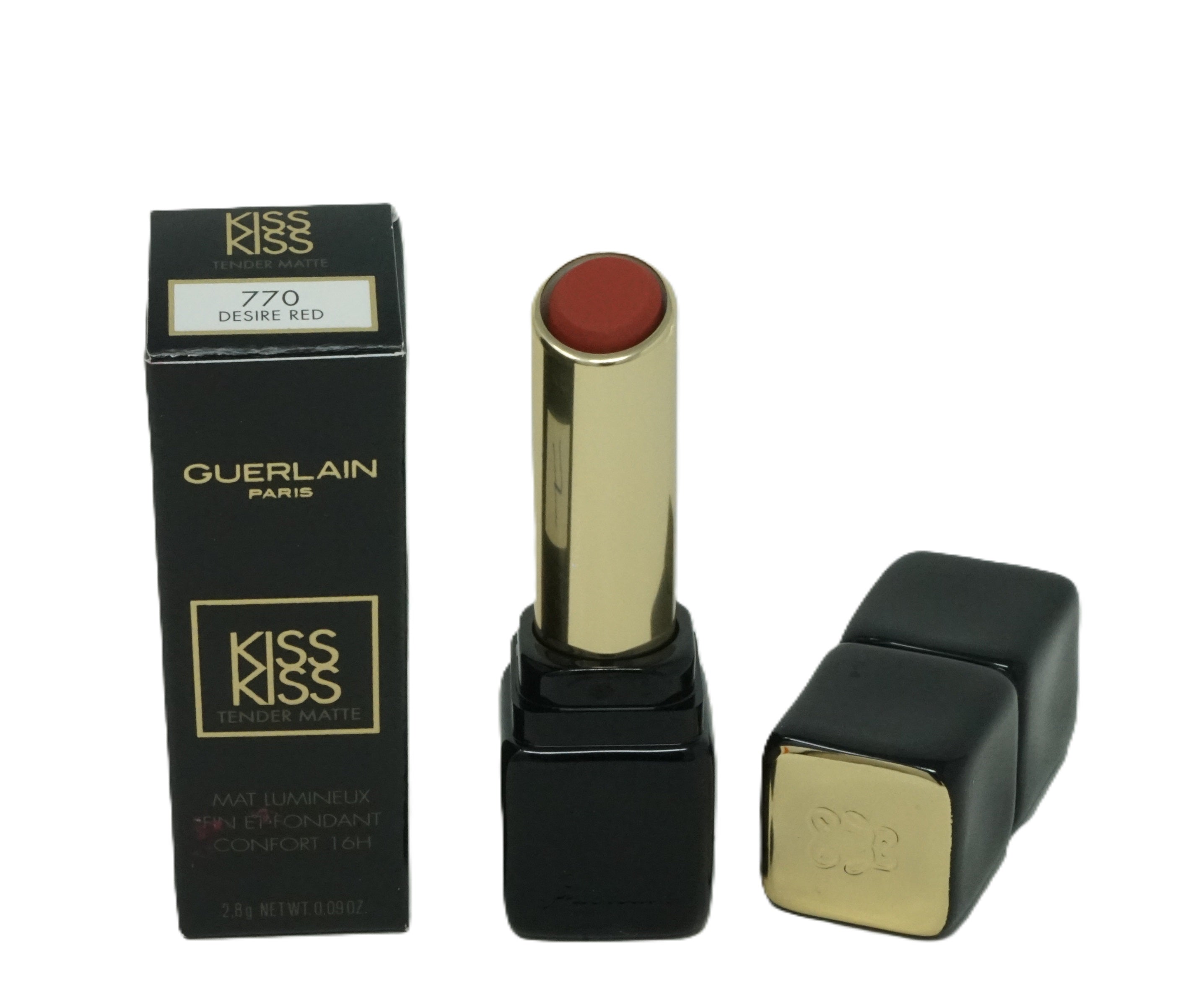 Guerlain KissKiss Tender Matte Lipstick  770 desire red 2,8g