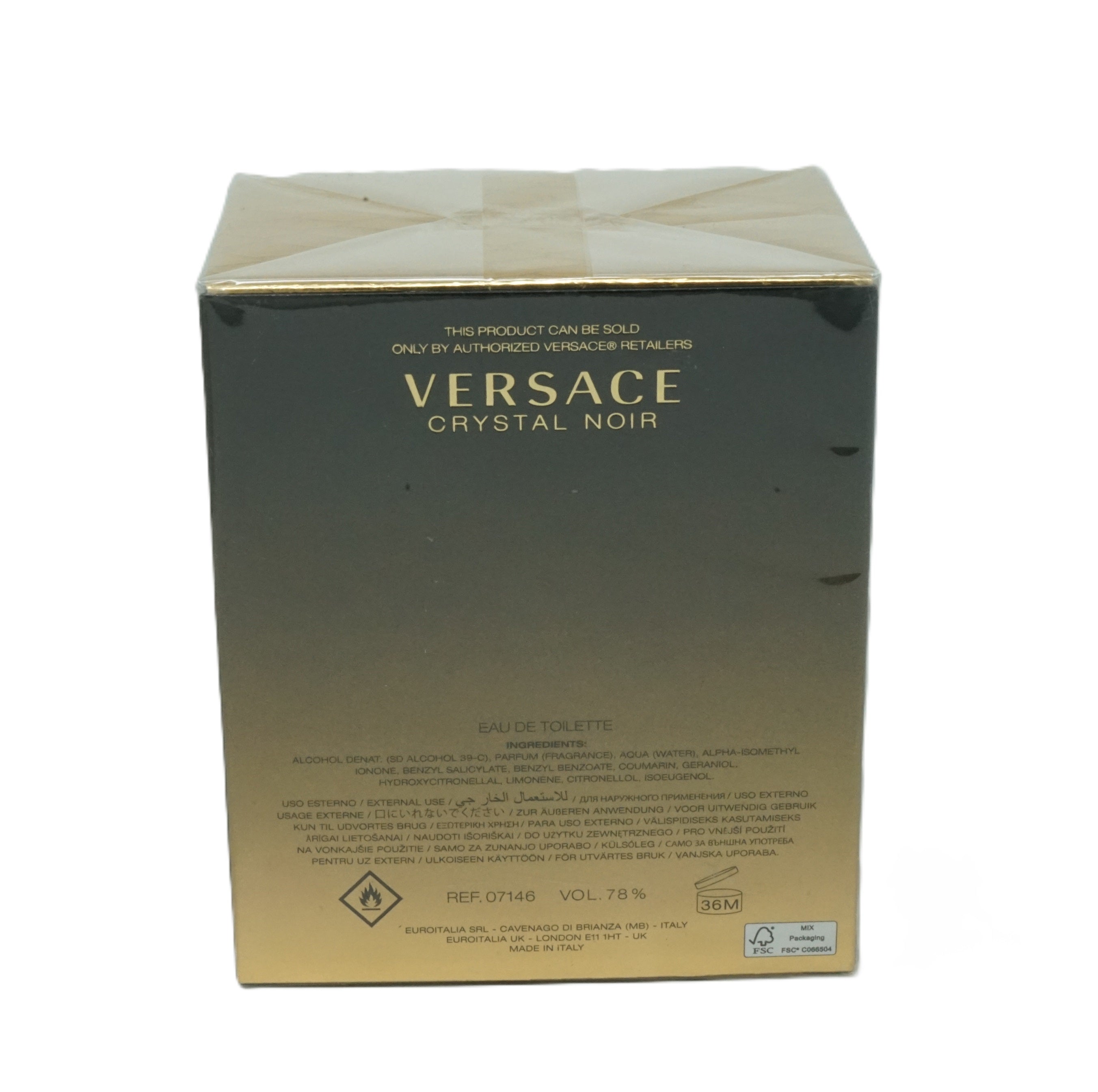 Versace Crystal Noir Eau de Toilette Spray 90 ml