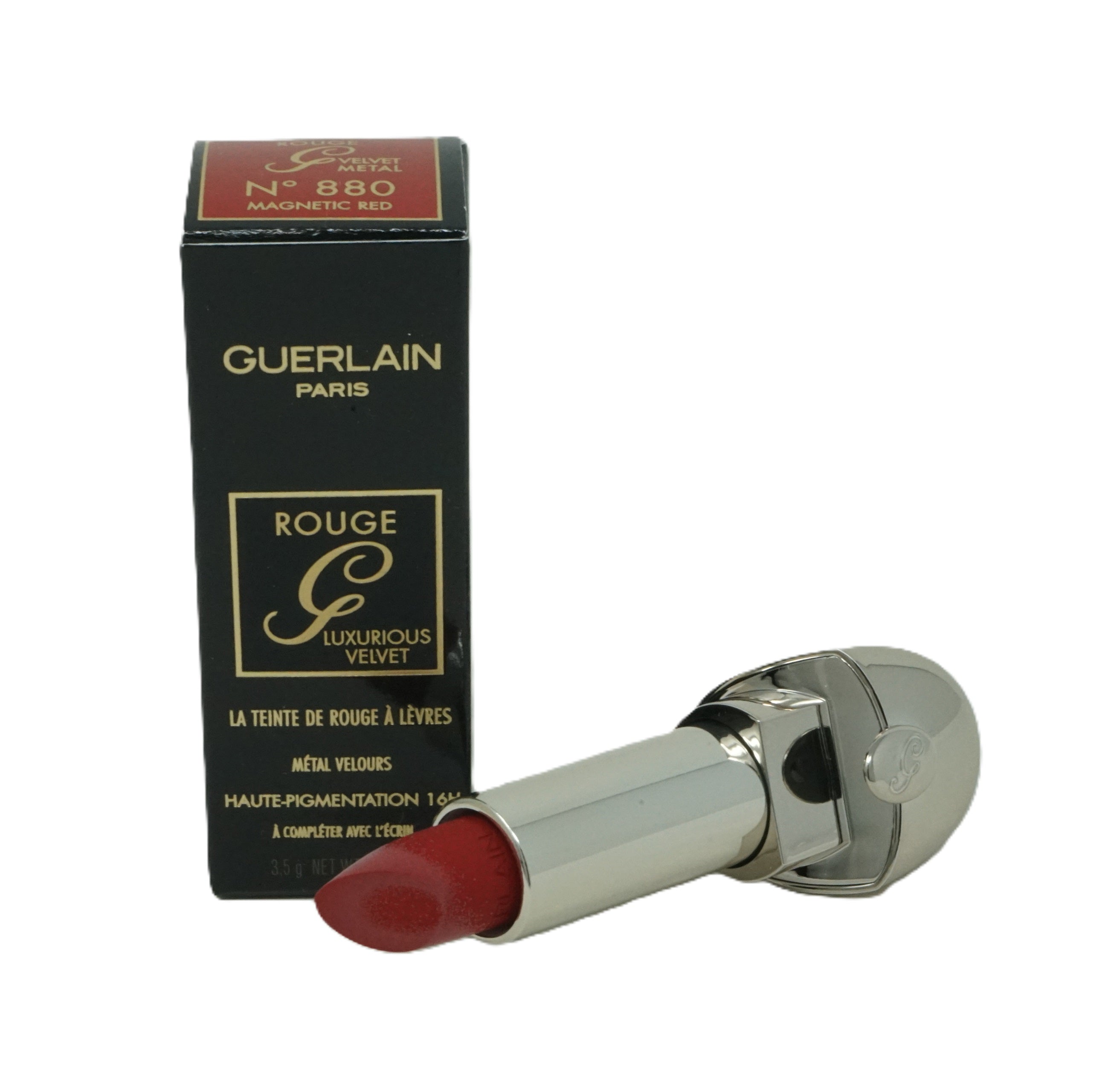 Guerlain Rouge G Luxurious Velvet Matte Lipstick Shade Lippenstift 3,5g No 880 Magnetic Red