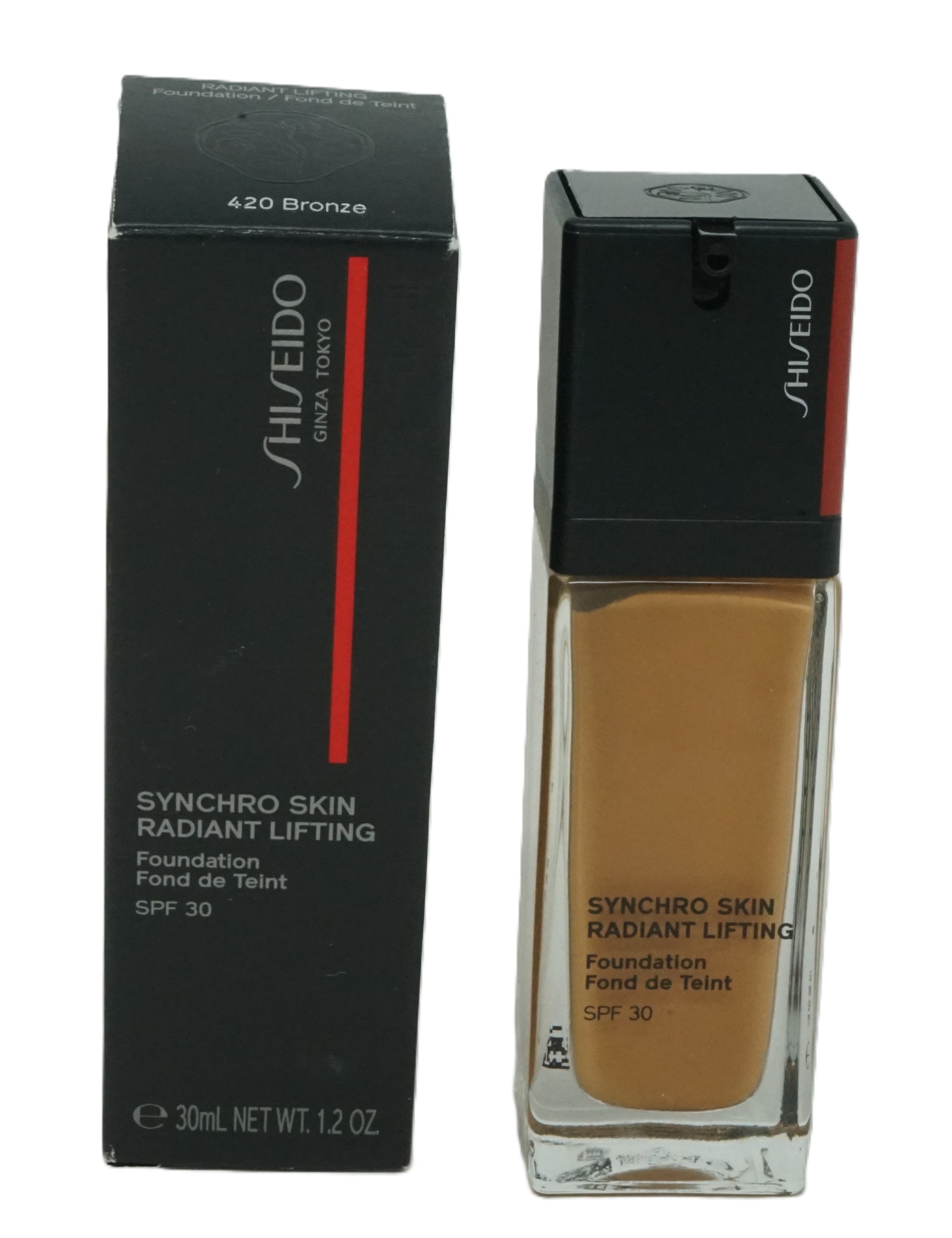 Shiseido Radiant Lifting SPF30 Foundation 30ml Bronze 420