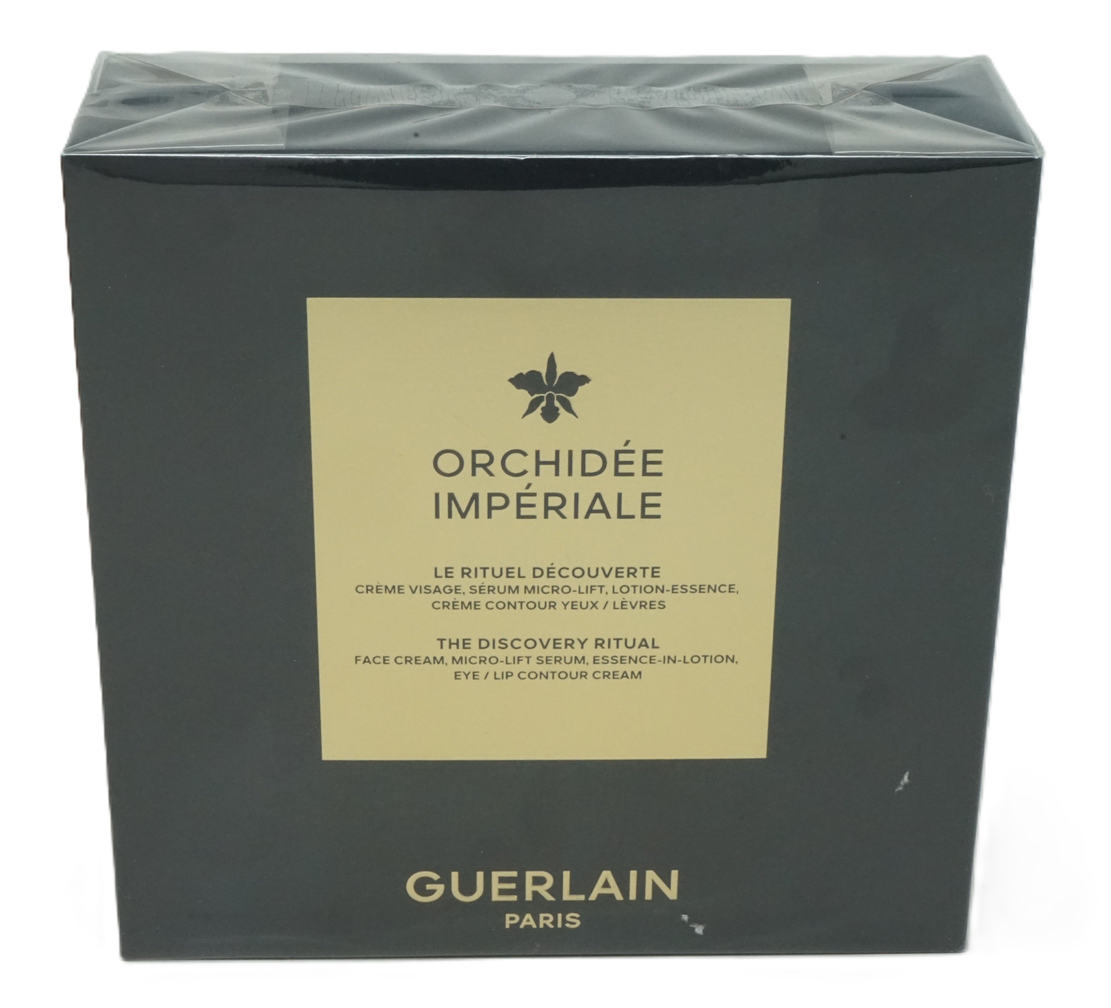 Guerlain Orchidée Impériale Exceptional Complete Care Essence-in-Lotion 30ml + Creme 15ml + Augencreme 7ml