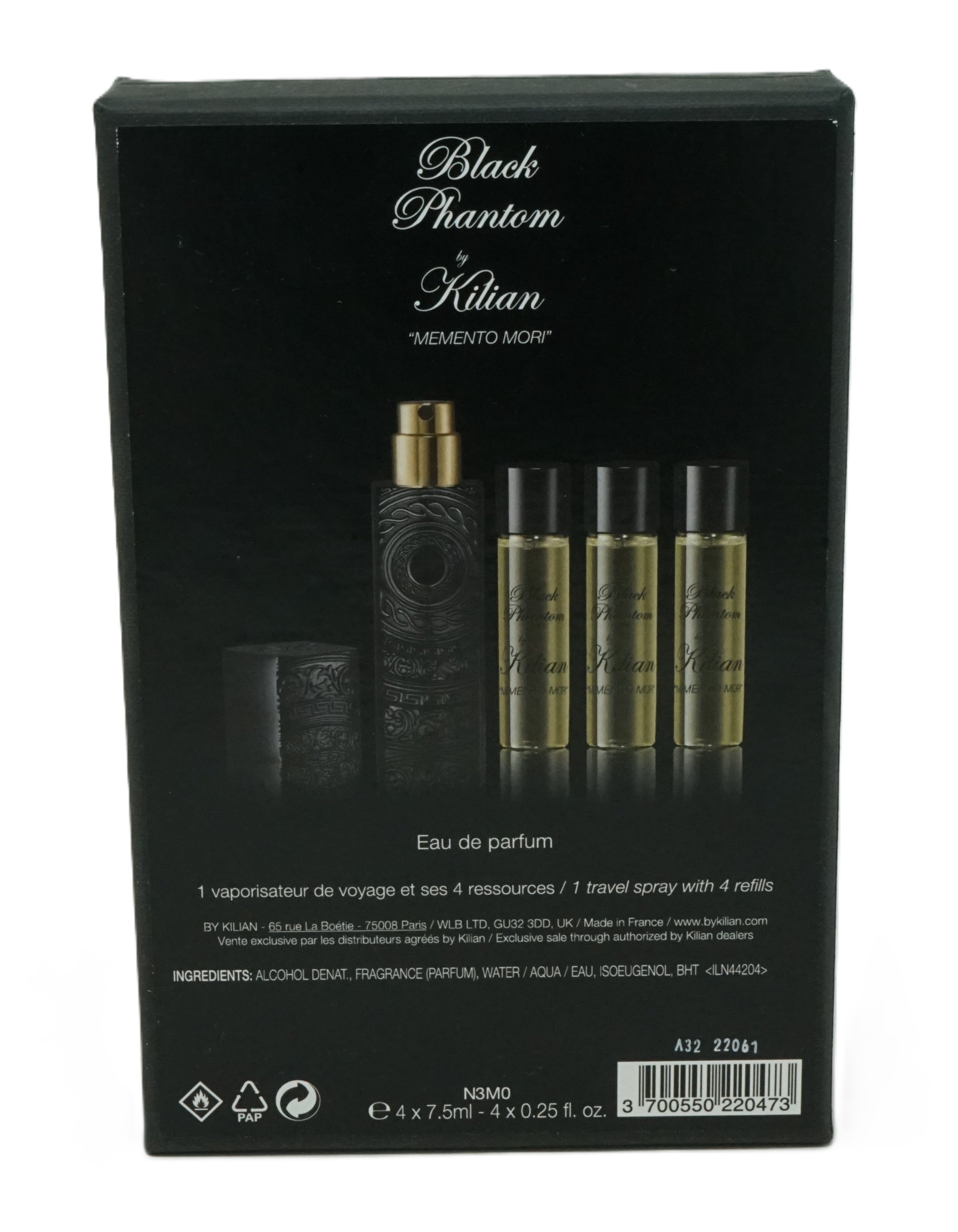 Kilian Black Phantom Travel Set Eau de Parfum 4 x 7,5 ml