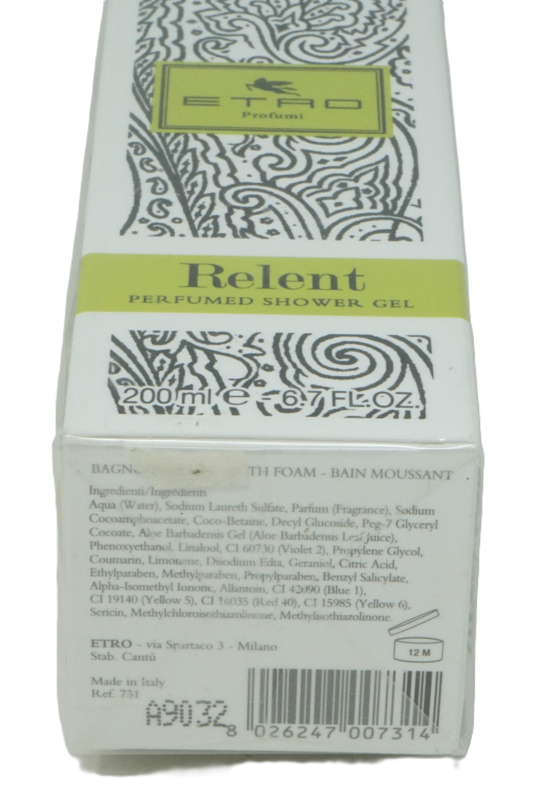 Etro Profumi Relent Perfumed Shower Gel 200ml