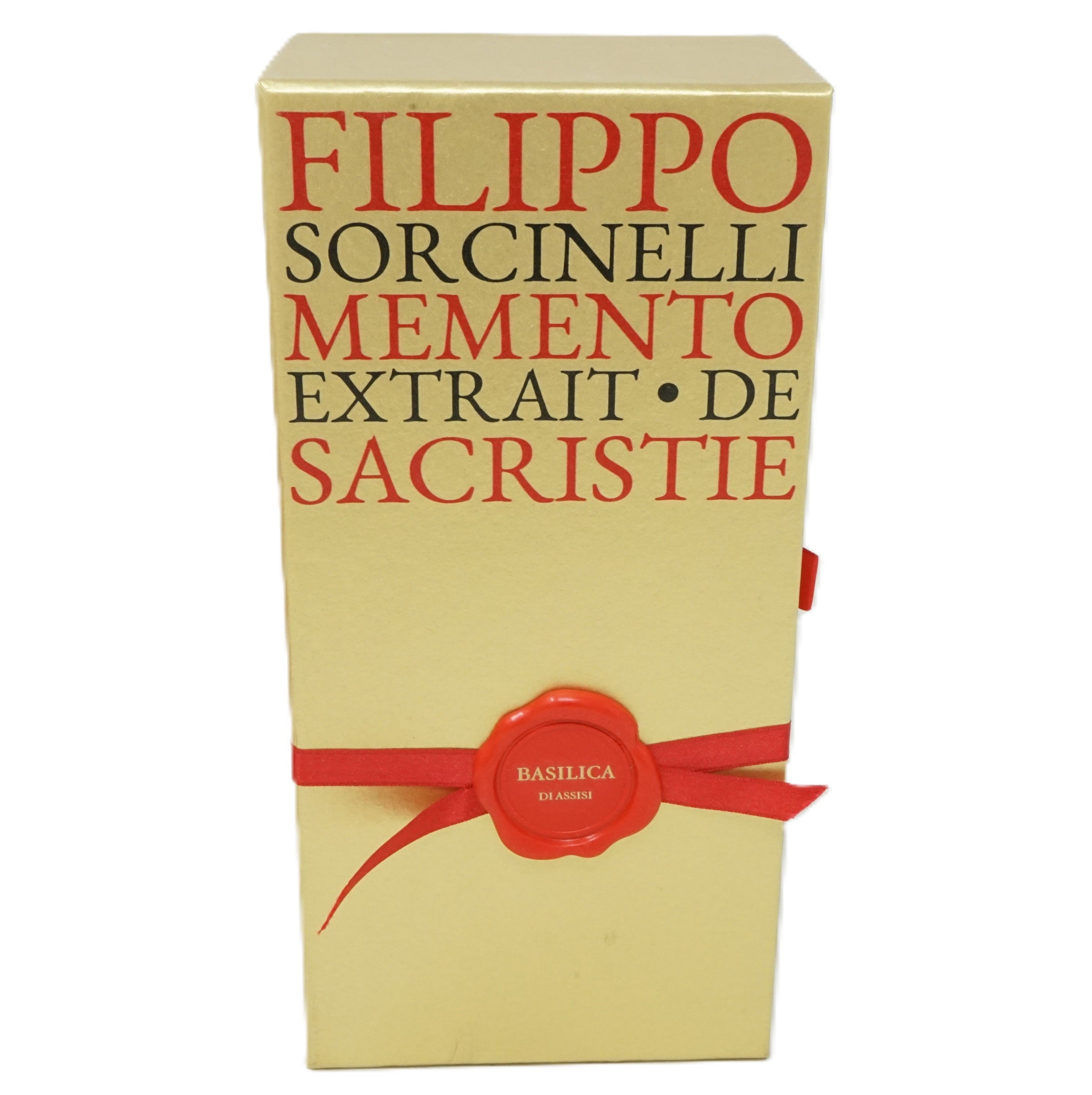 Filippo Sorcinelli Memento Extrait De Sacristie Basilica Di Assisi 100 ml