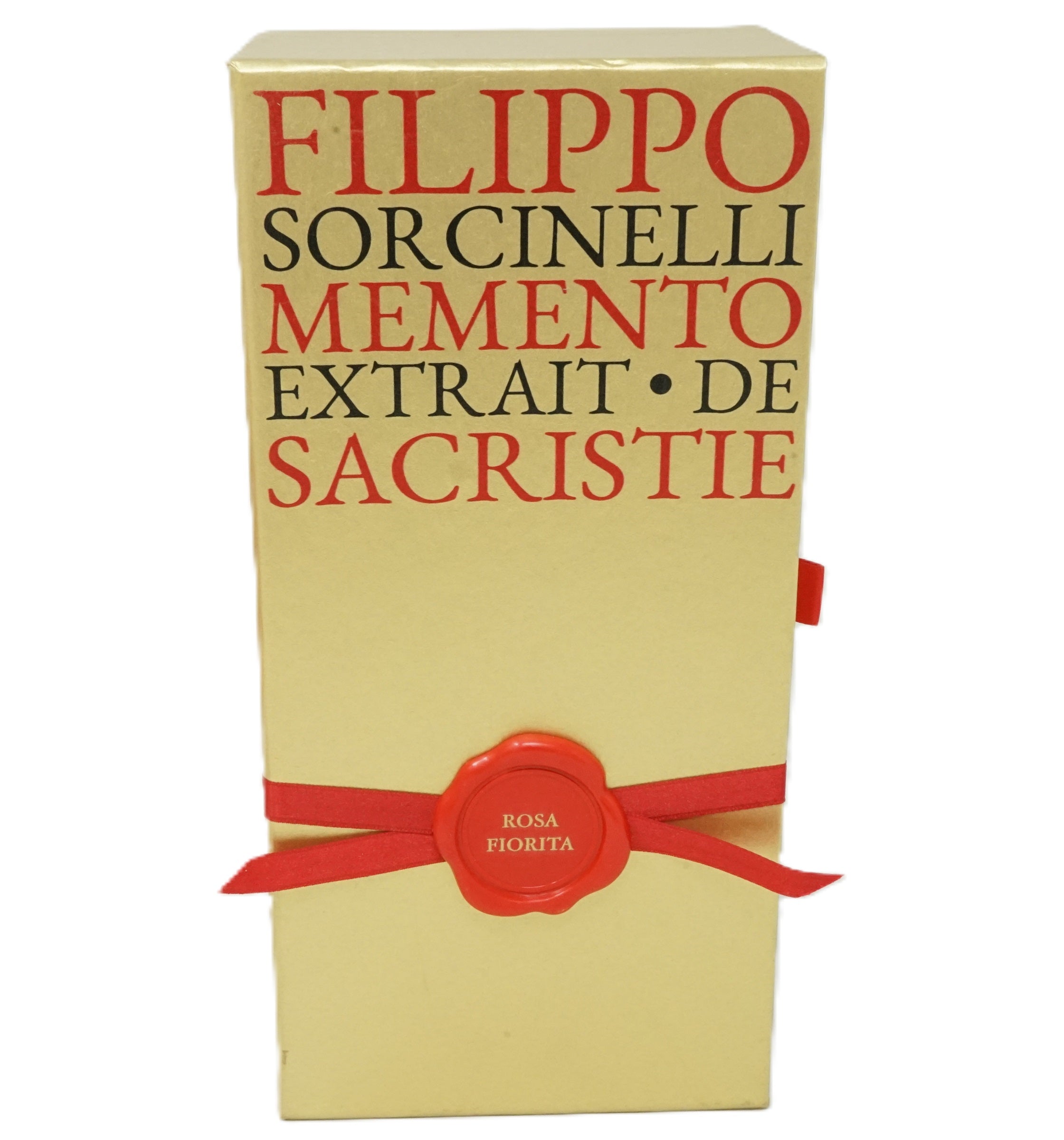 Filippo Sorcinelli Memento Extrait De Sacristie Rosa Fiorita 100 ml