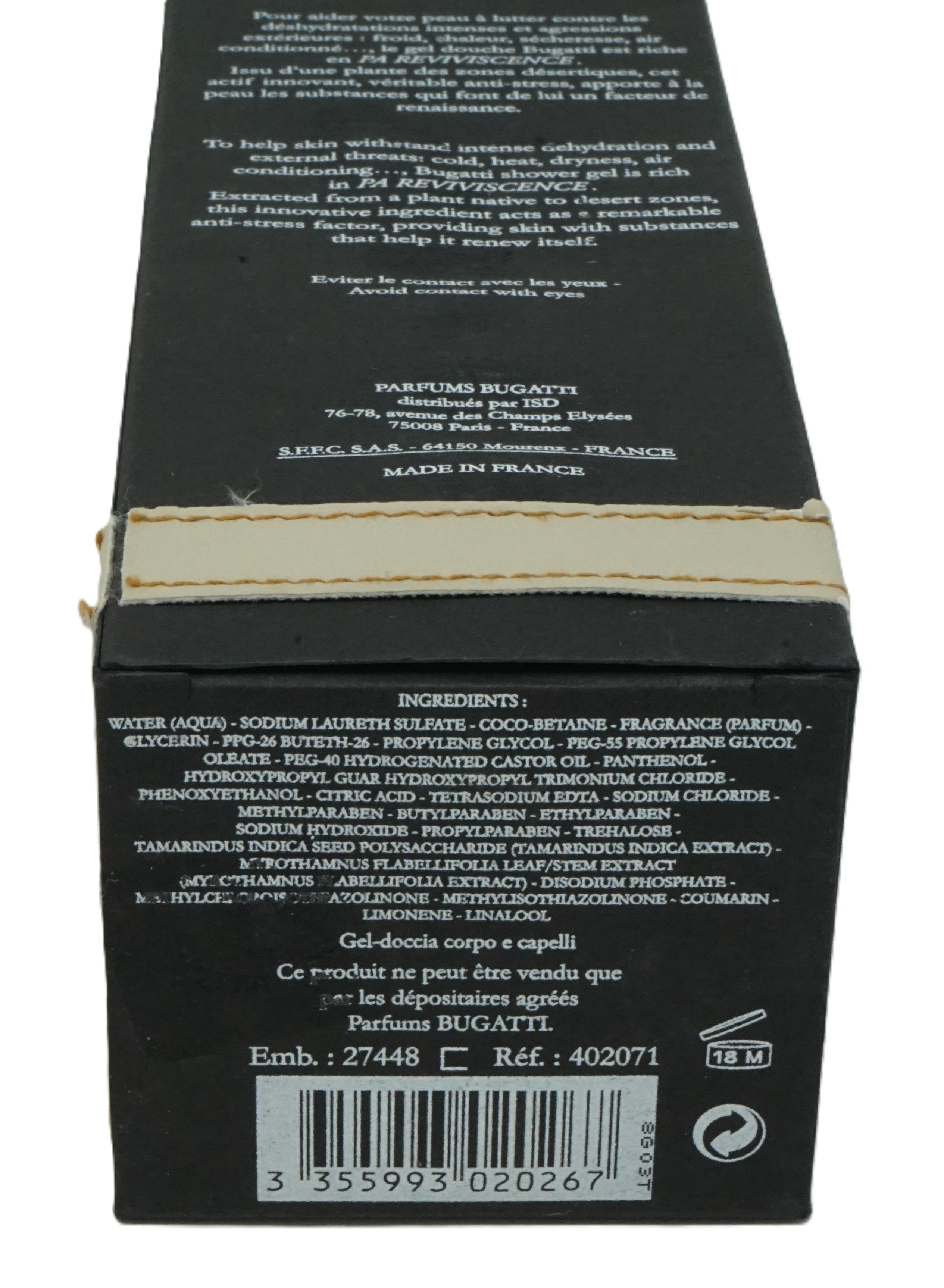 Bugatti Pure Black All-Over Shampoo 200 ml