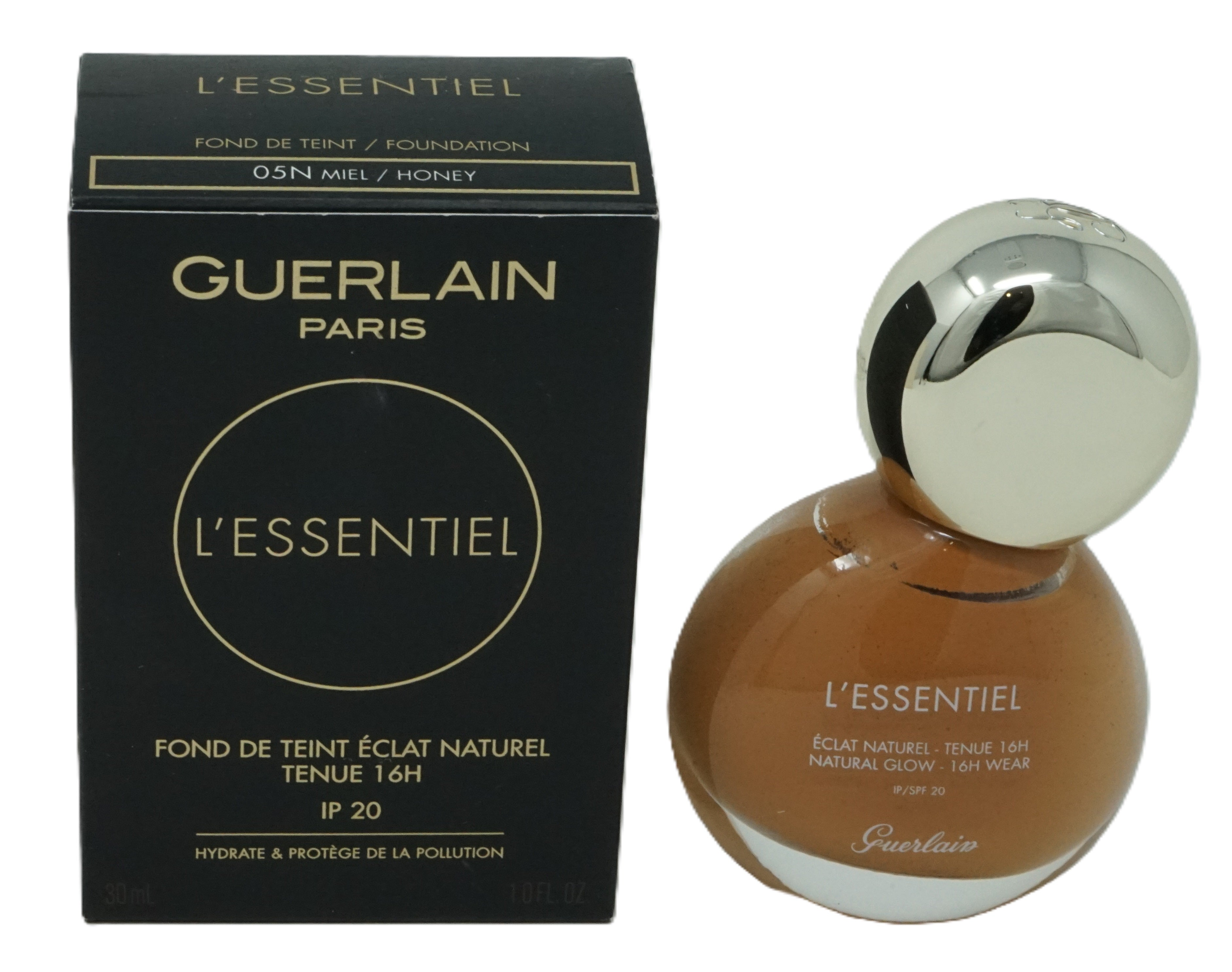 Guerlain L'Essentiel Natural Glow Foundation 16h Wear SPF 20 05N Honey 30 ml