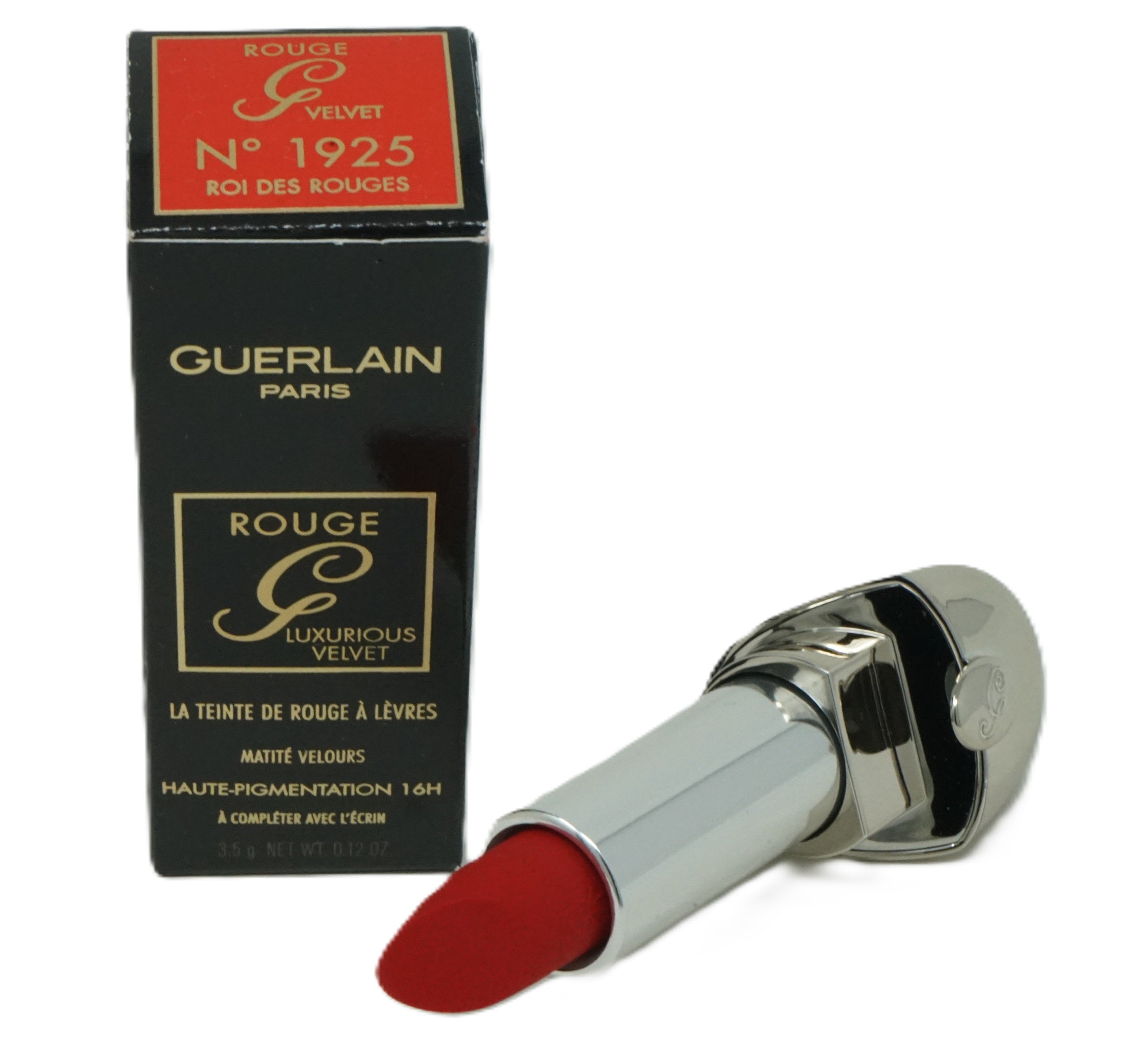 Guerlain Rouge G Luxurious Velvet Matte Lipstick Shade Lippenstift 3,5g No 1925 Roi des Rouges