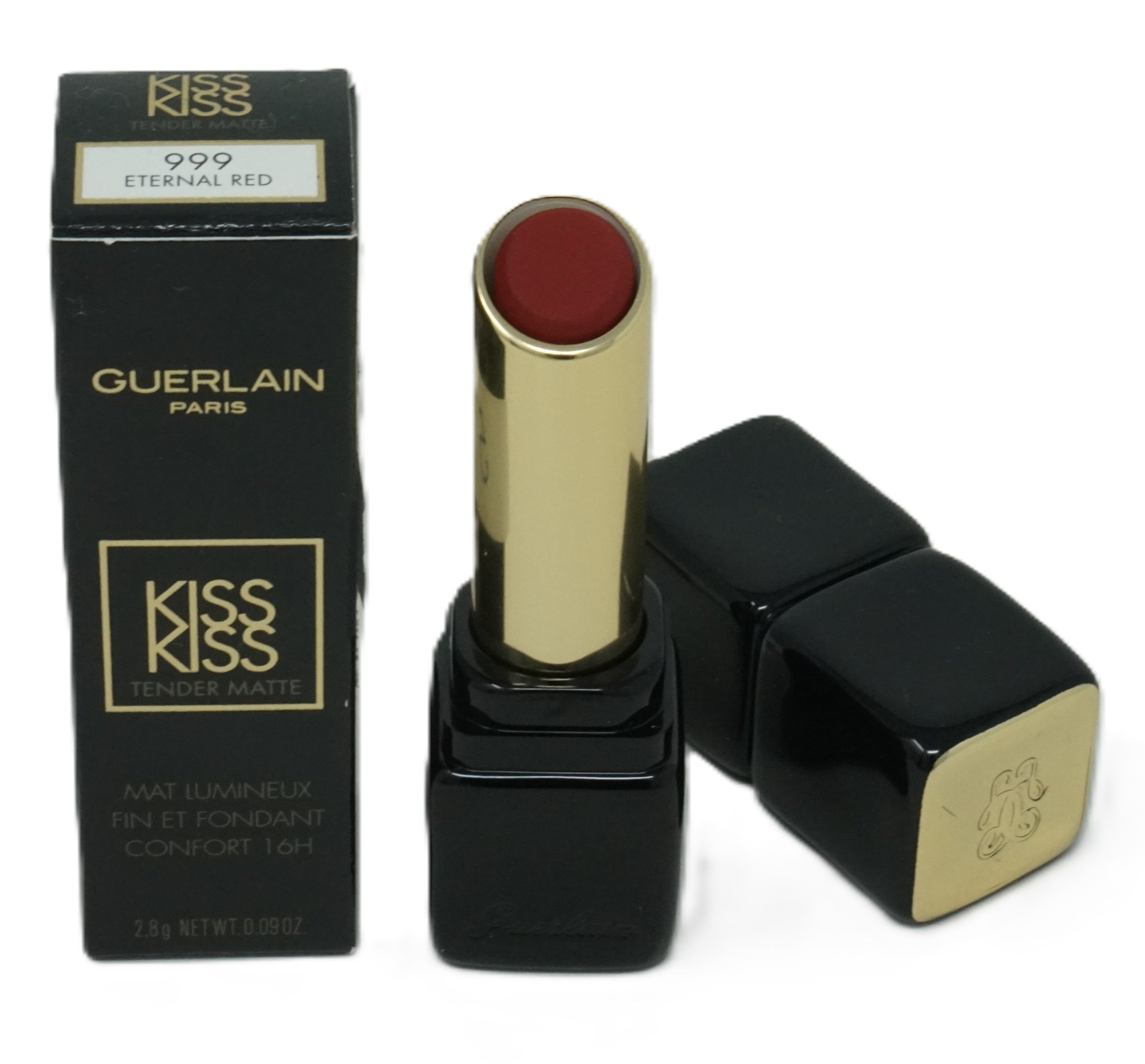 Guerlain Kiss Kiss Tender Matte 16h Comfort 2,8g 999 Eternal Red