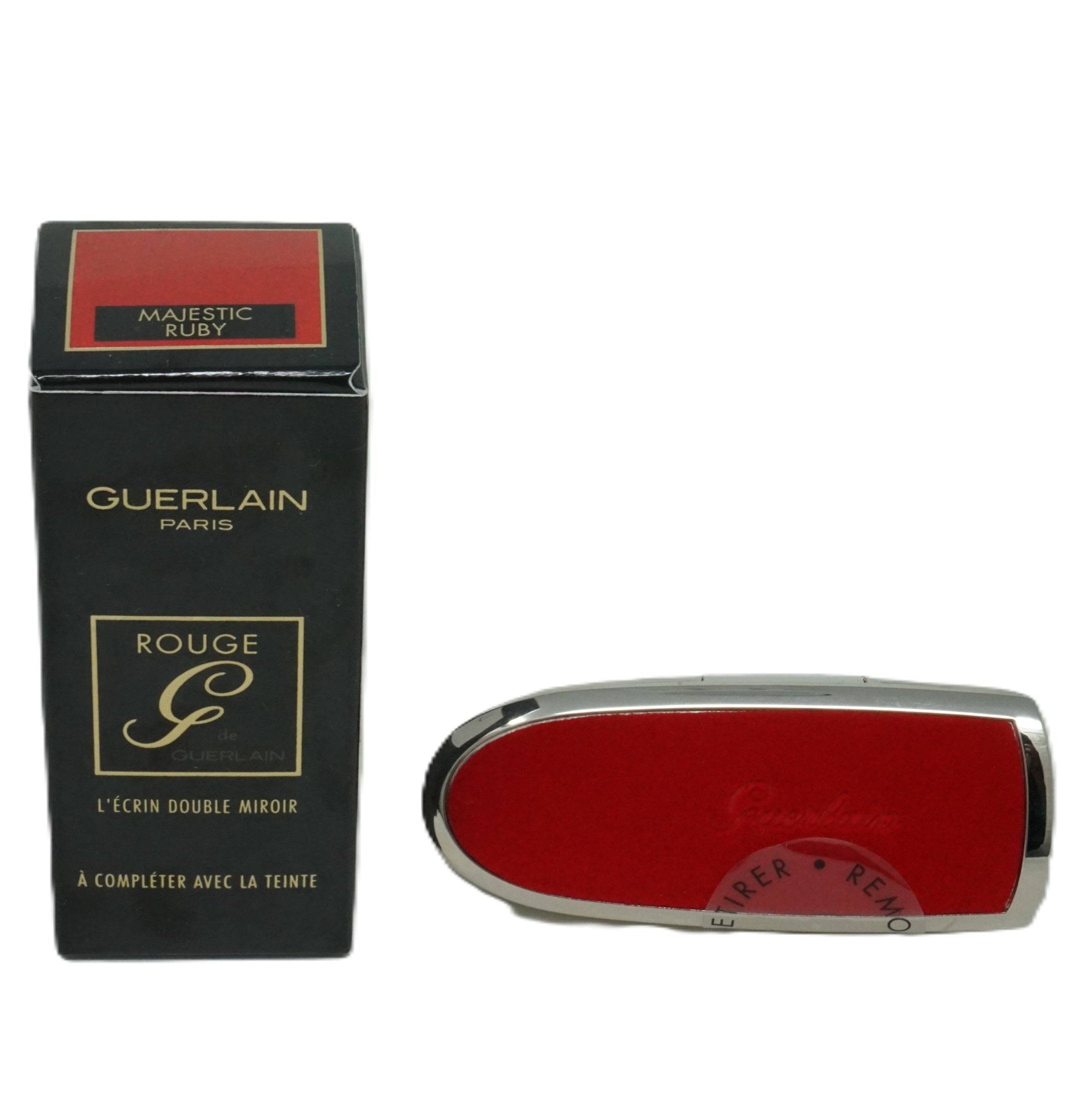Guerlain Rouge G The Double Mirror Case To Complete with Shade Majestic Ruby