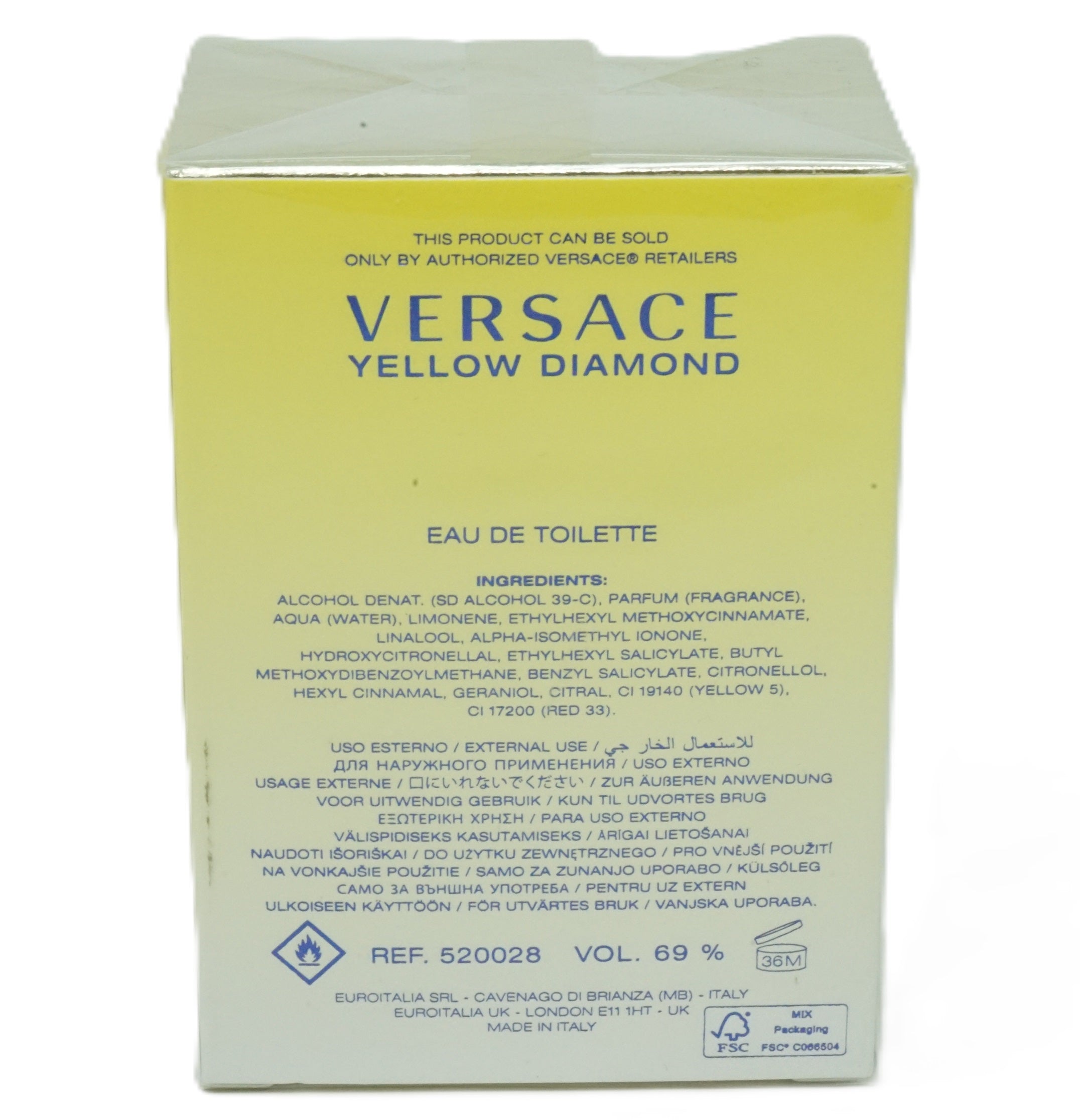 Versace Yellow Diamond Eau de Toilette Spray 30ml