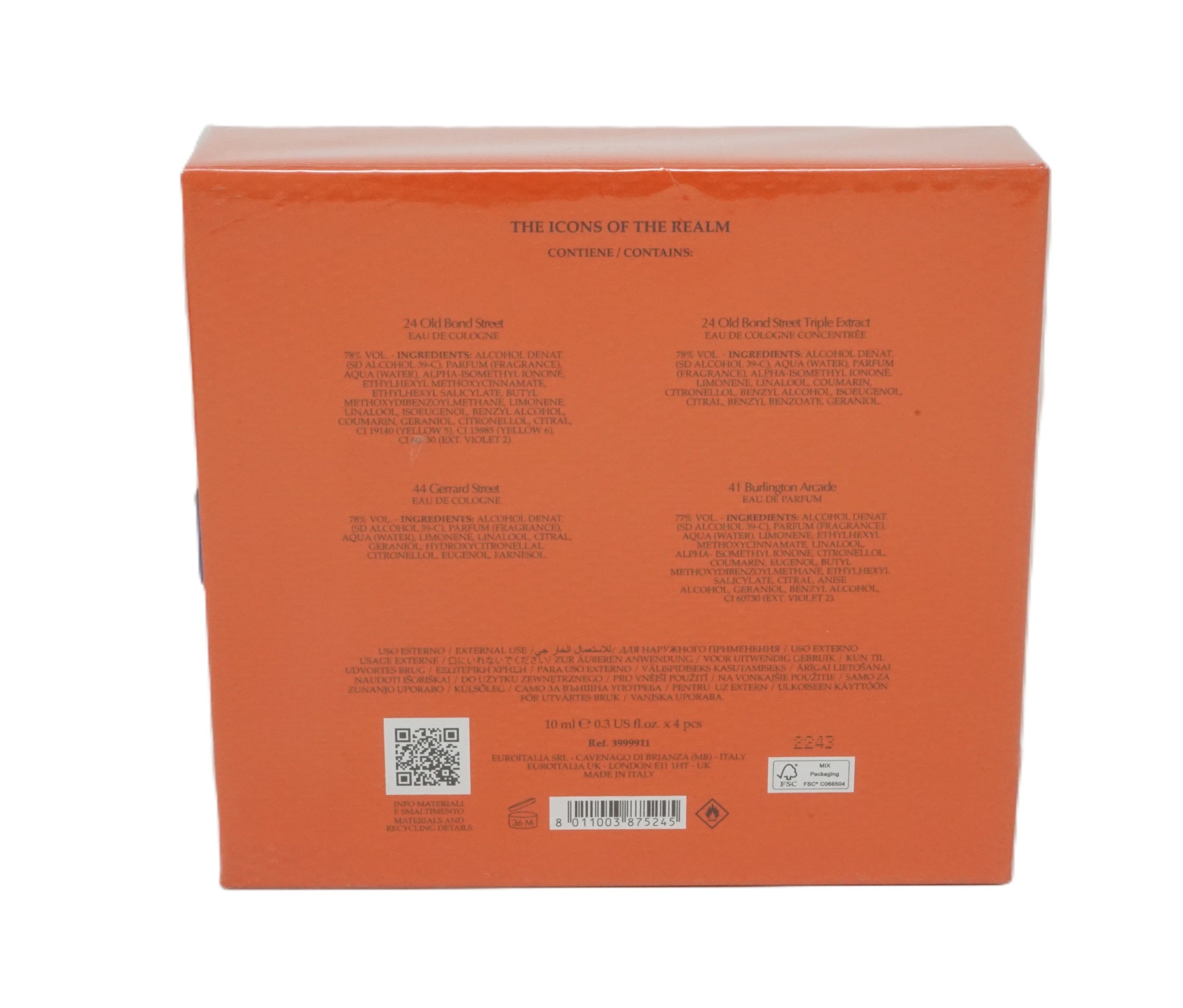 Atkinsons London 1799 the Icons of the Realm Duftset 40 ml