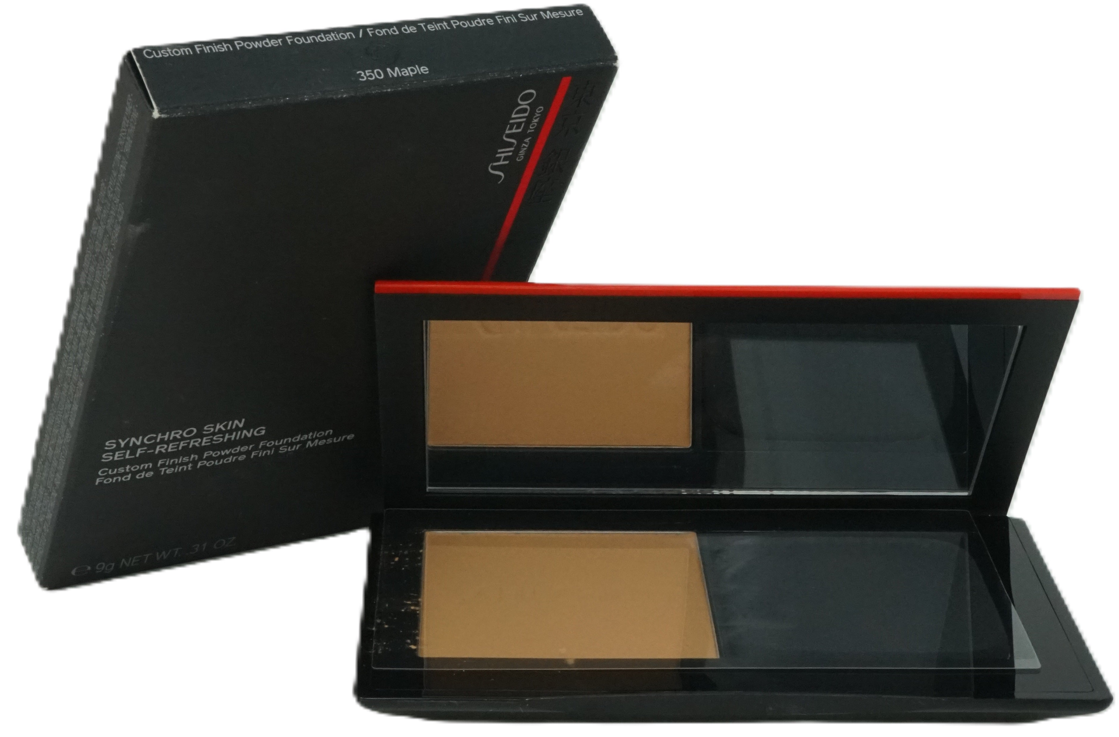 Shiseido Ginza Tokyo Synchro powder Foundation 9 g 350 Maple