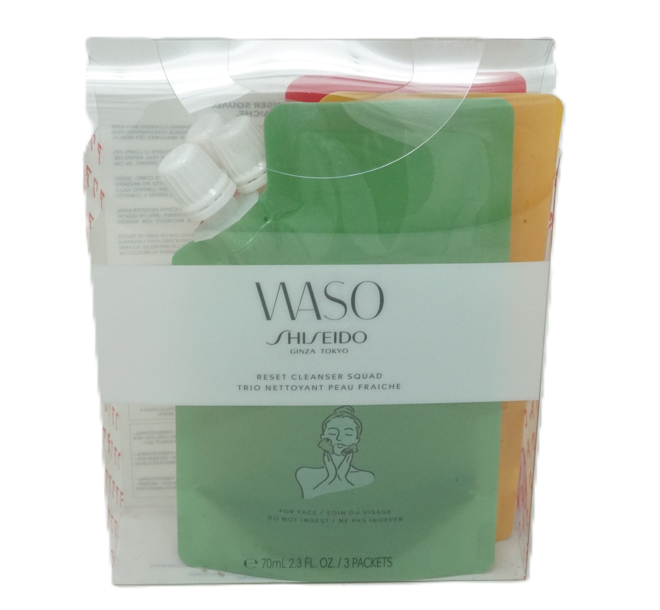 Shiseido Waso Reset cleanser squad 3x70 ml