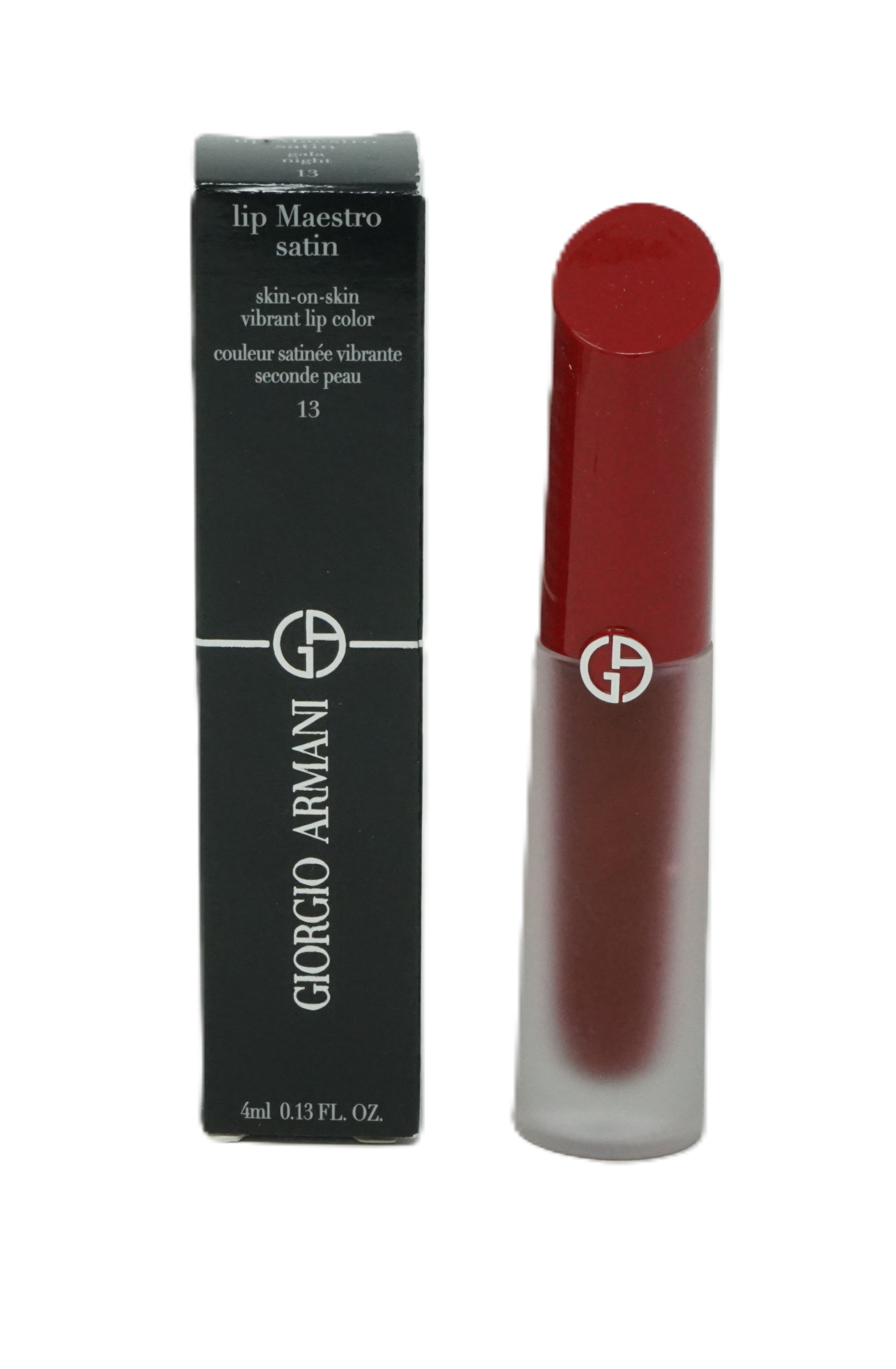 Giorgio Armani Lip Maestro satin vibrant lip color 4ml gala night 13
