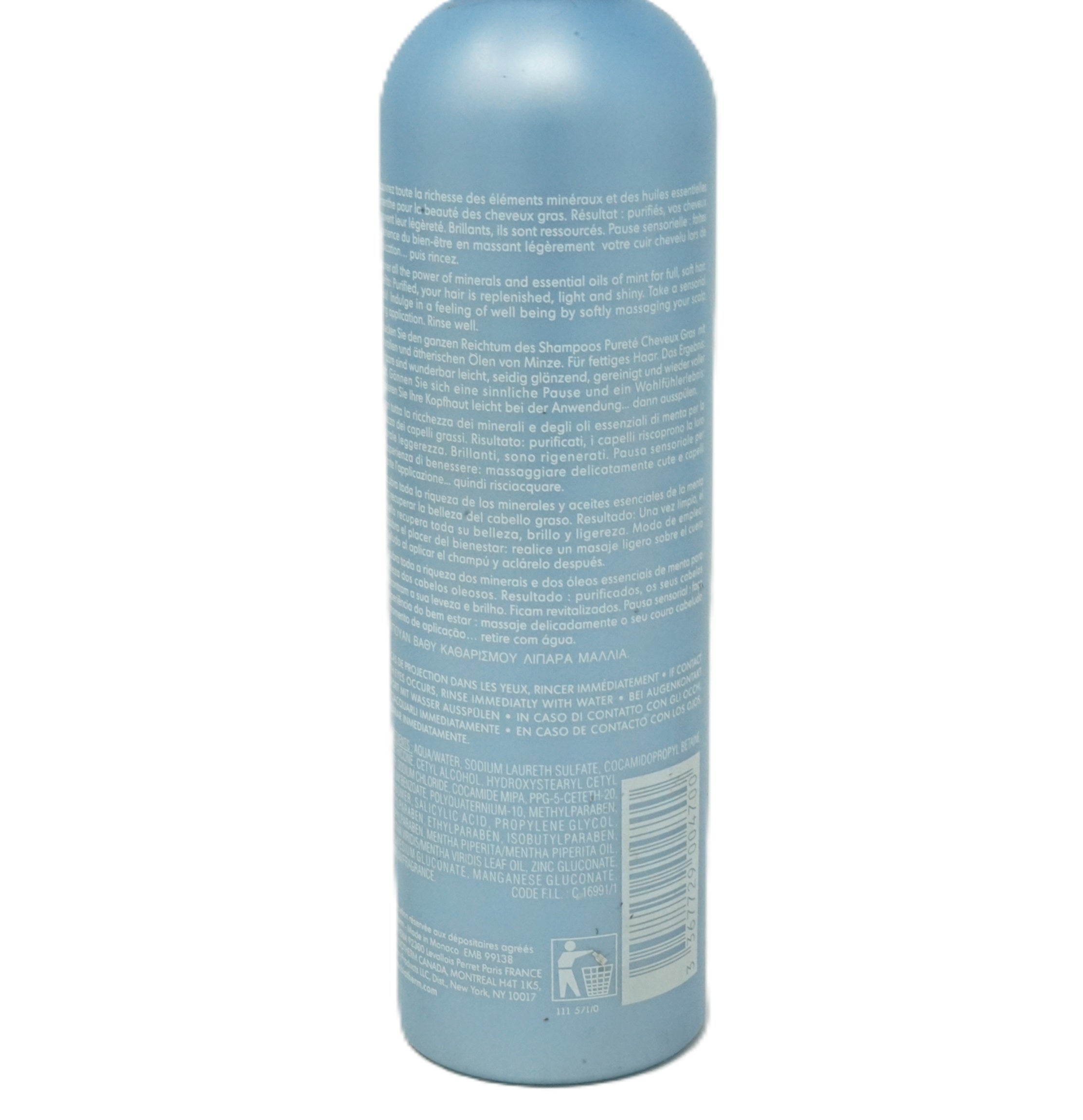 Biotherm Hair re.source purifying shampoo for oily hair 250 ml