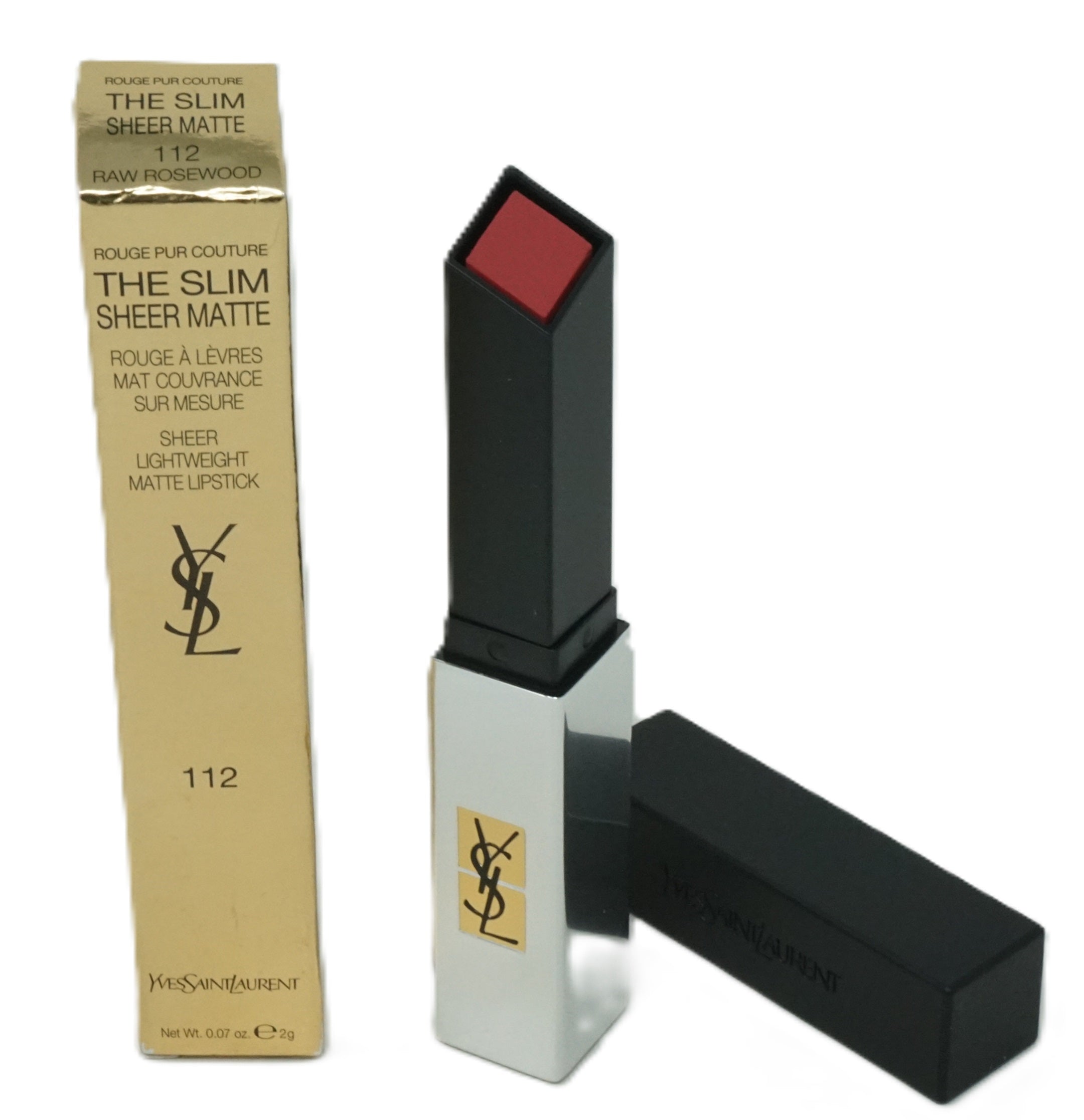 Yves Saint Laurent The Slim Sheer matte 112 lightweight lipstick 2g