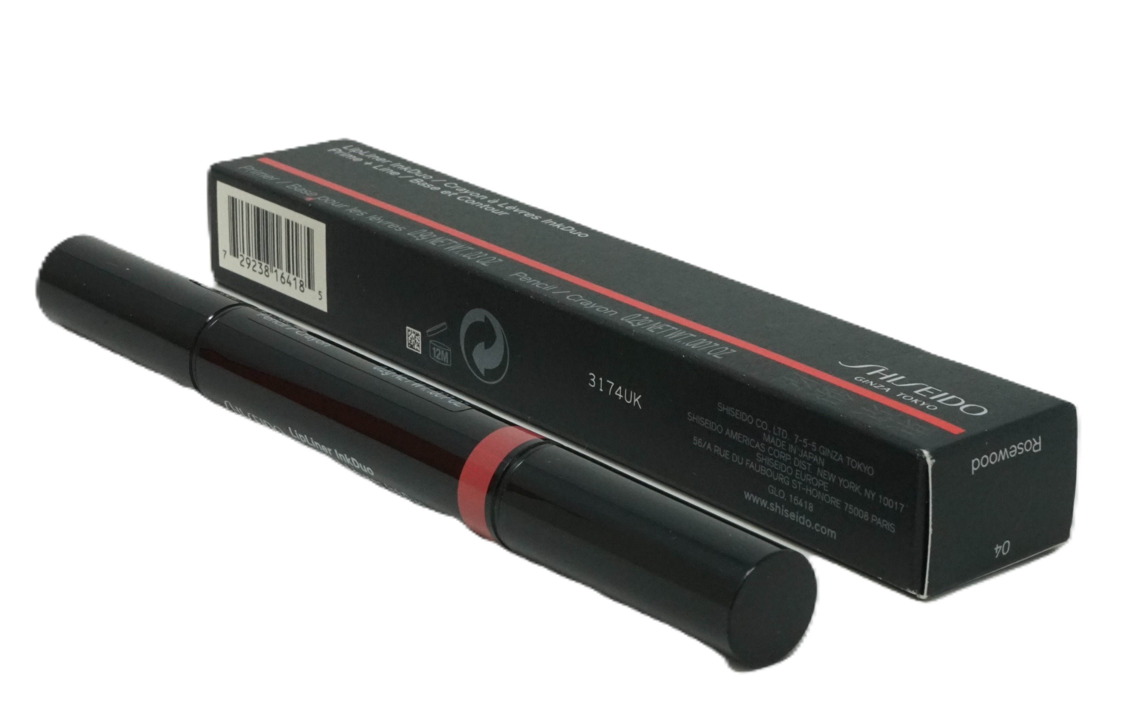 Shiseido Ginza Tokyo LipLiner InkDuo Primer+Line 0,9g Rosewood 04