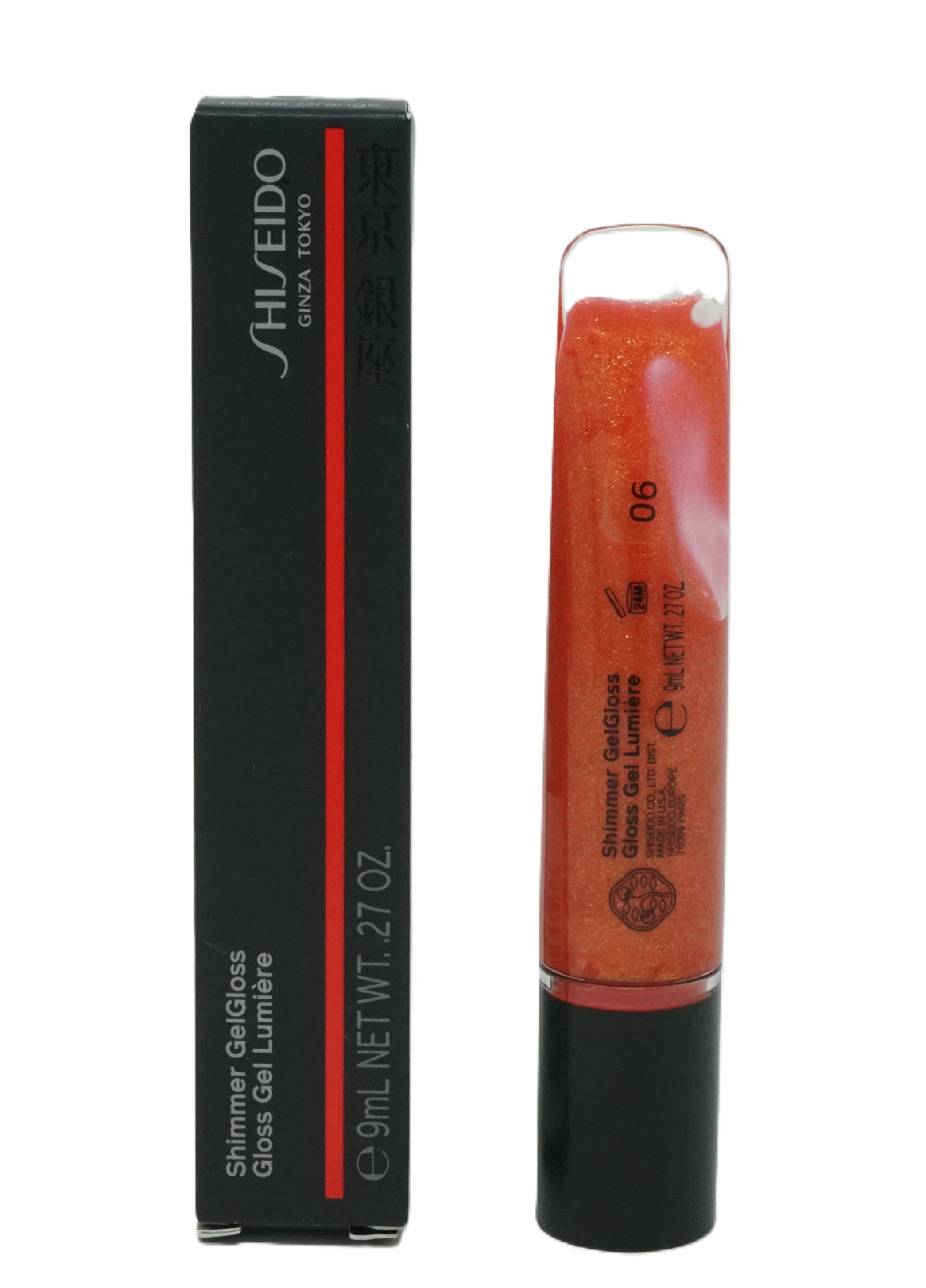 Shiseido Ginza Tokyo Shimmer Gel Gloss 9 ml 06 Daidai Orange
