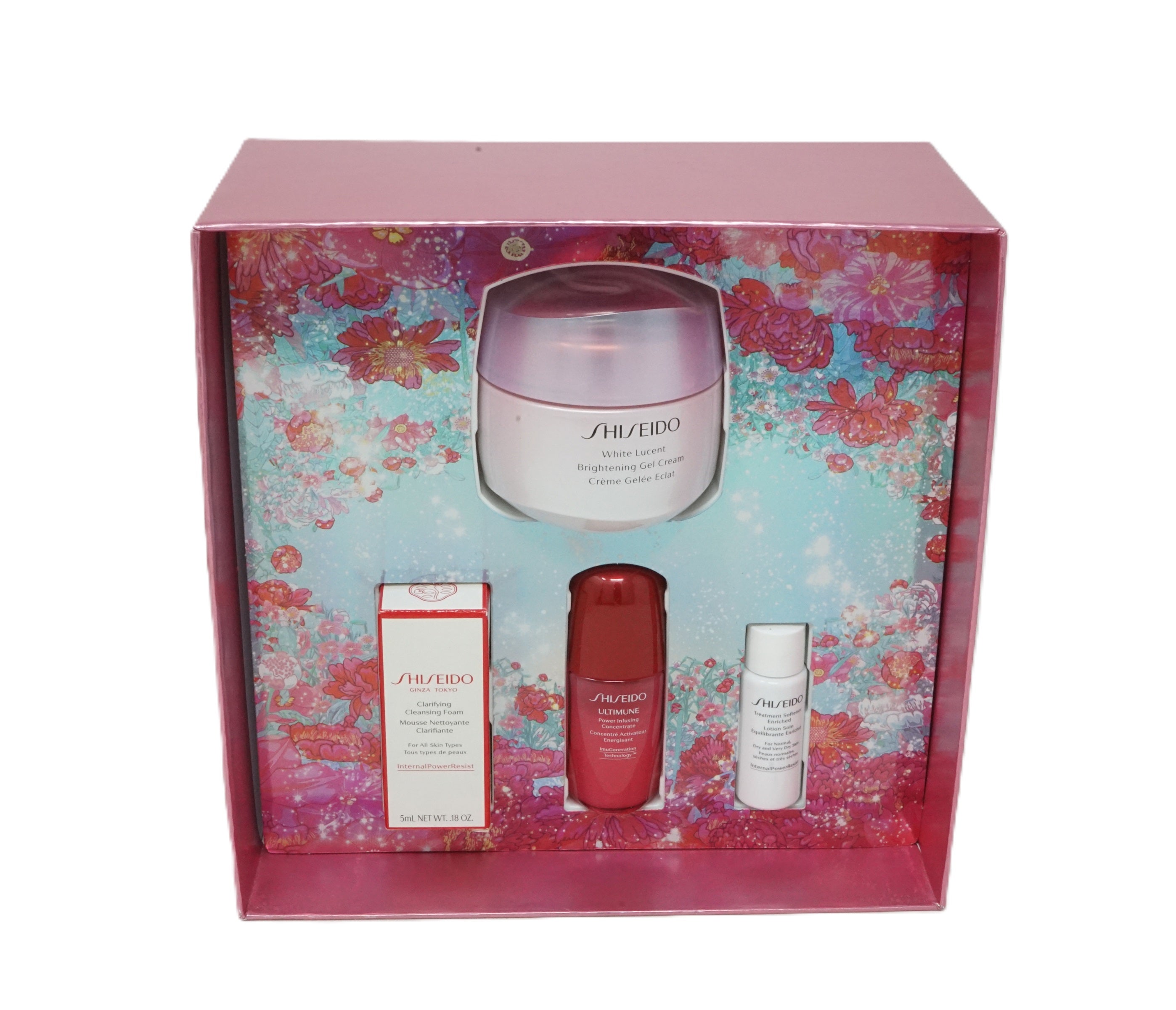 Shiseido Beauty Blossoms Brightening Gel Cream 50ml+5ml+7ml+10ml