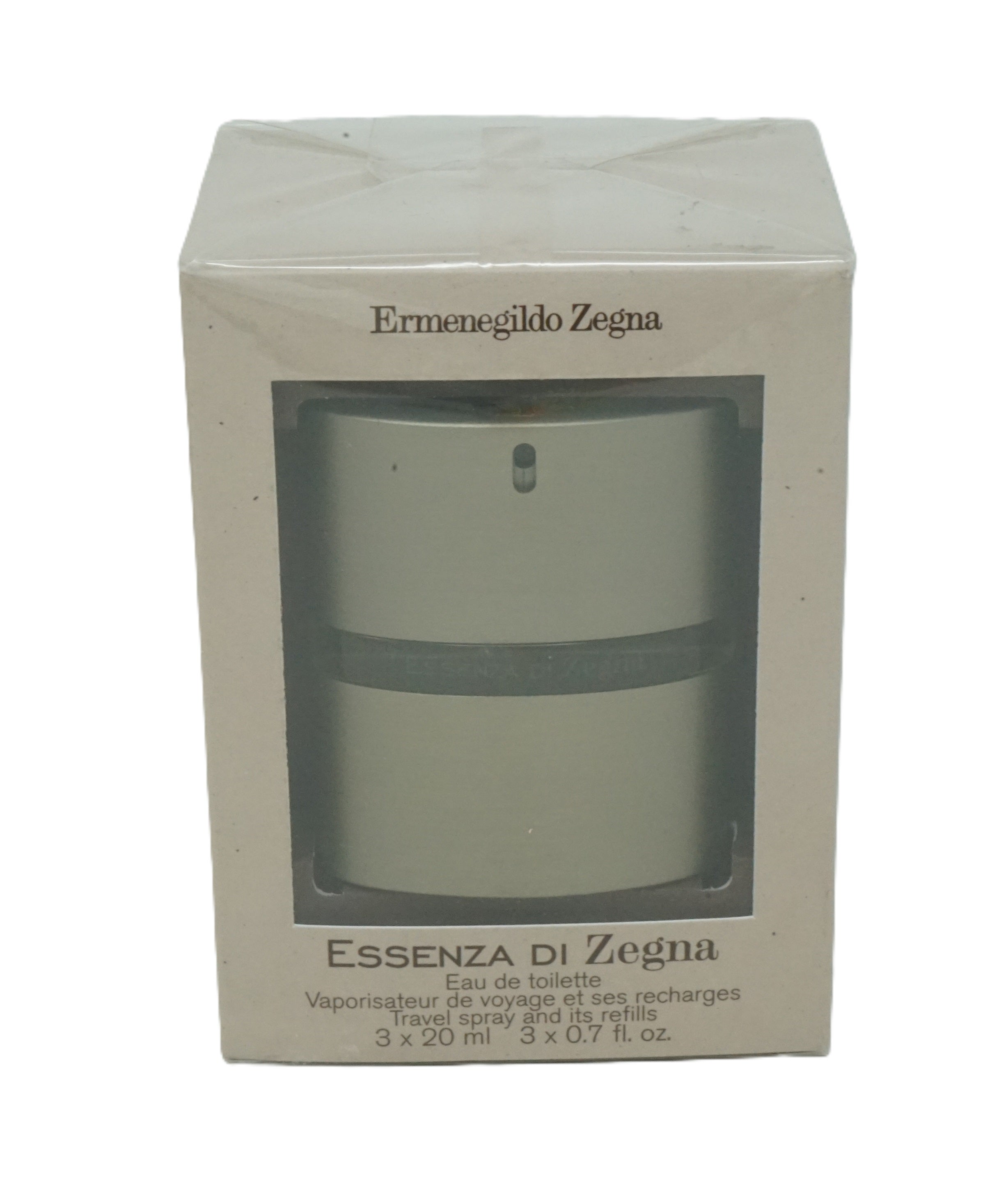 Ermenegildo Zegna Essenza di Zegna EDT Travel Spray and refills 3x20 ml