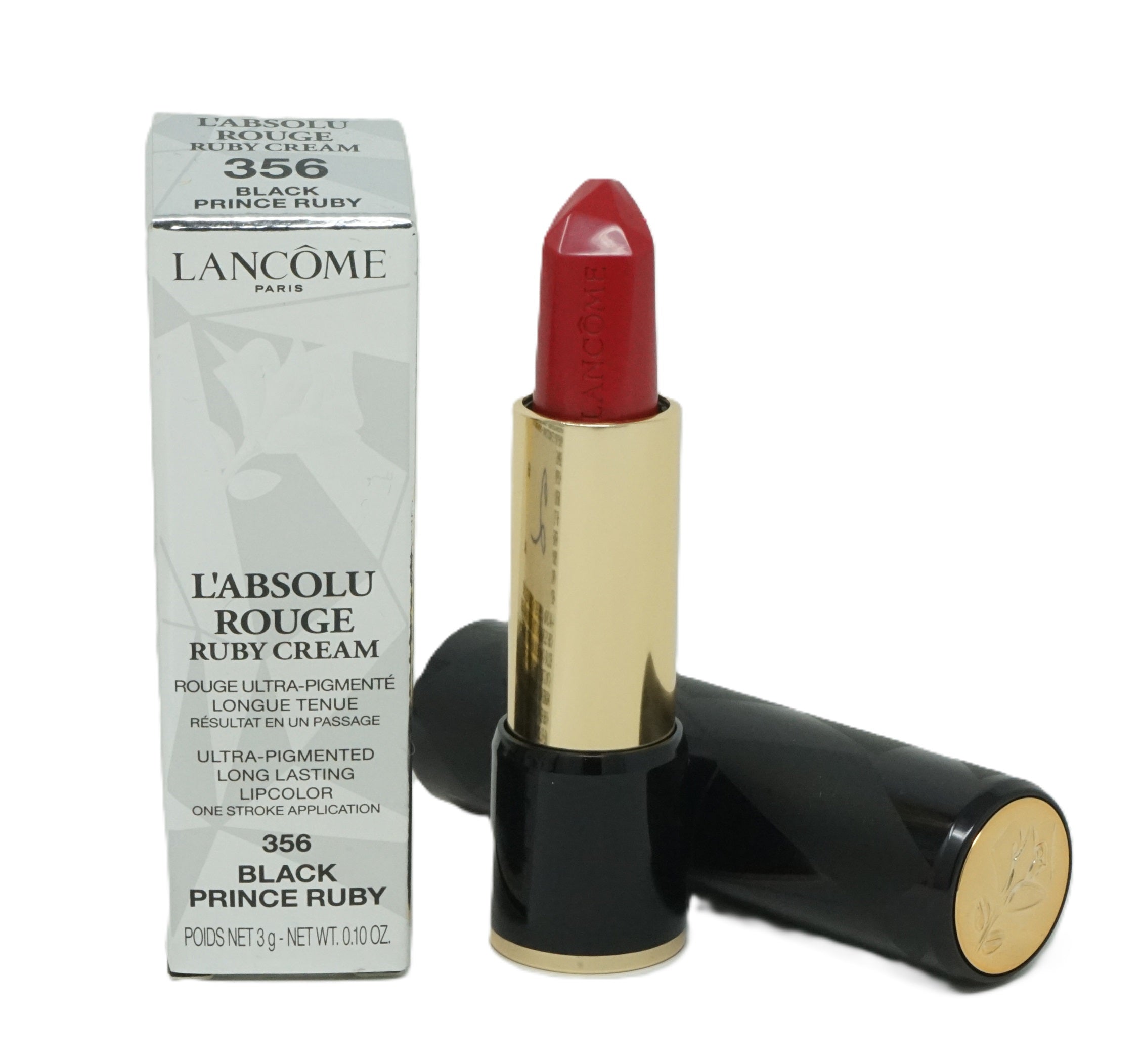 Lancome L'Absolu Rouge Ruby Cream Lipcolor 356 Black Prince Ruby 3g